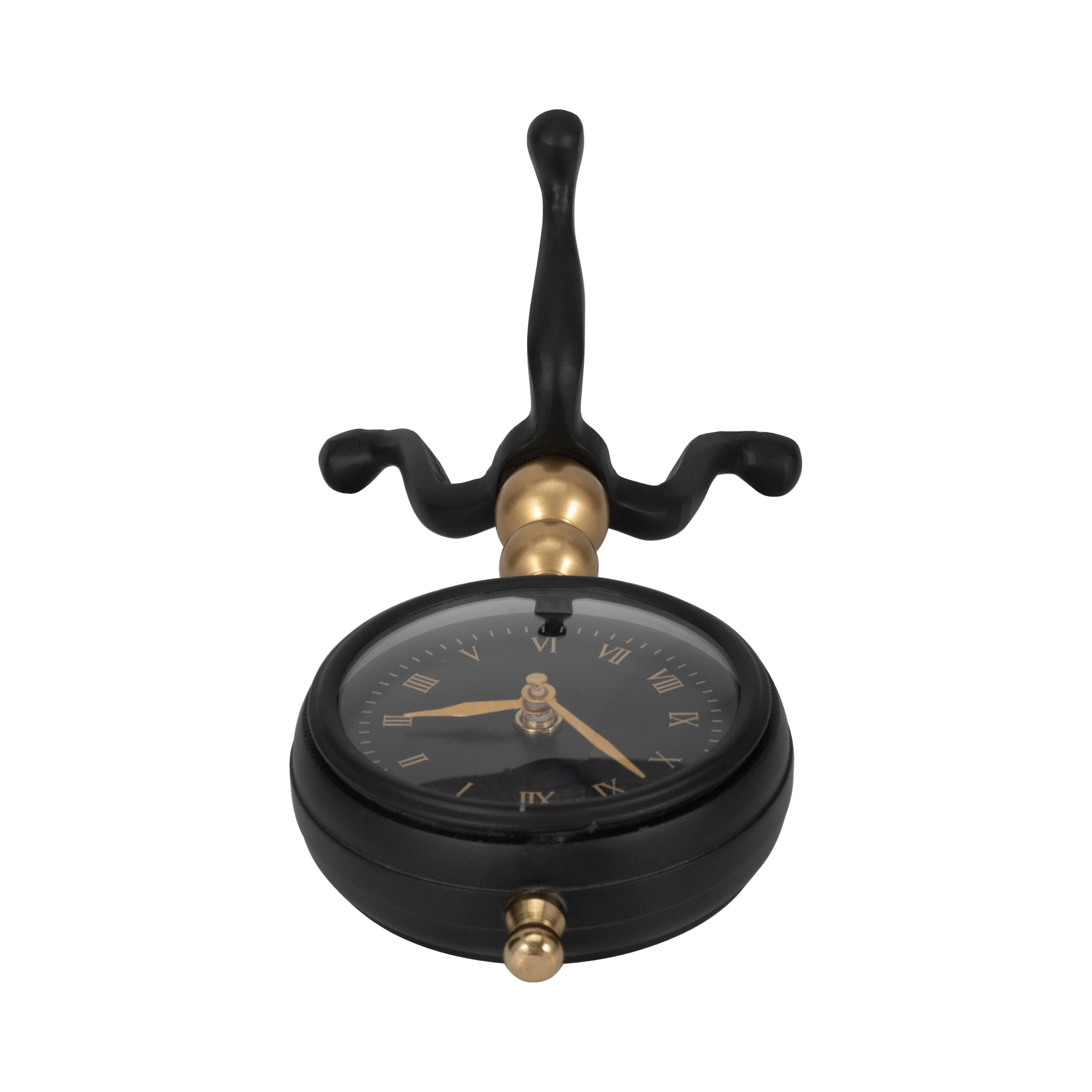 10" Addison Gold And Black Desk Clock - Image 6