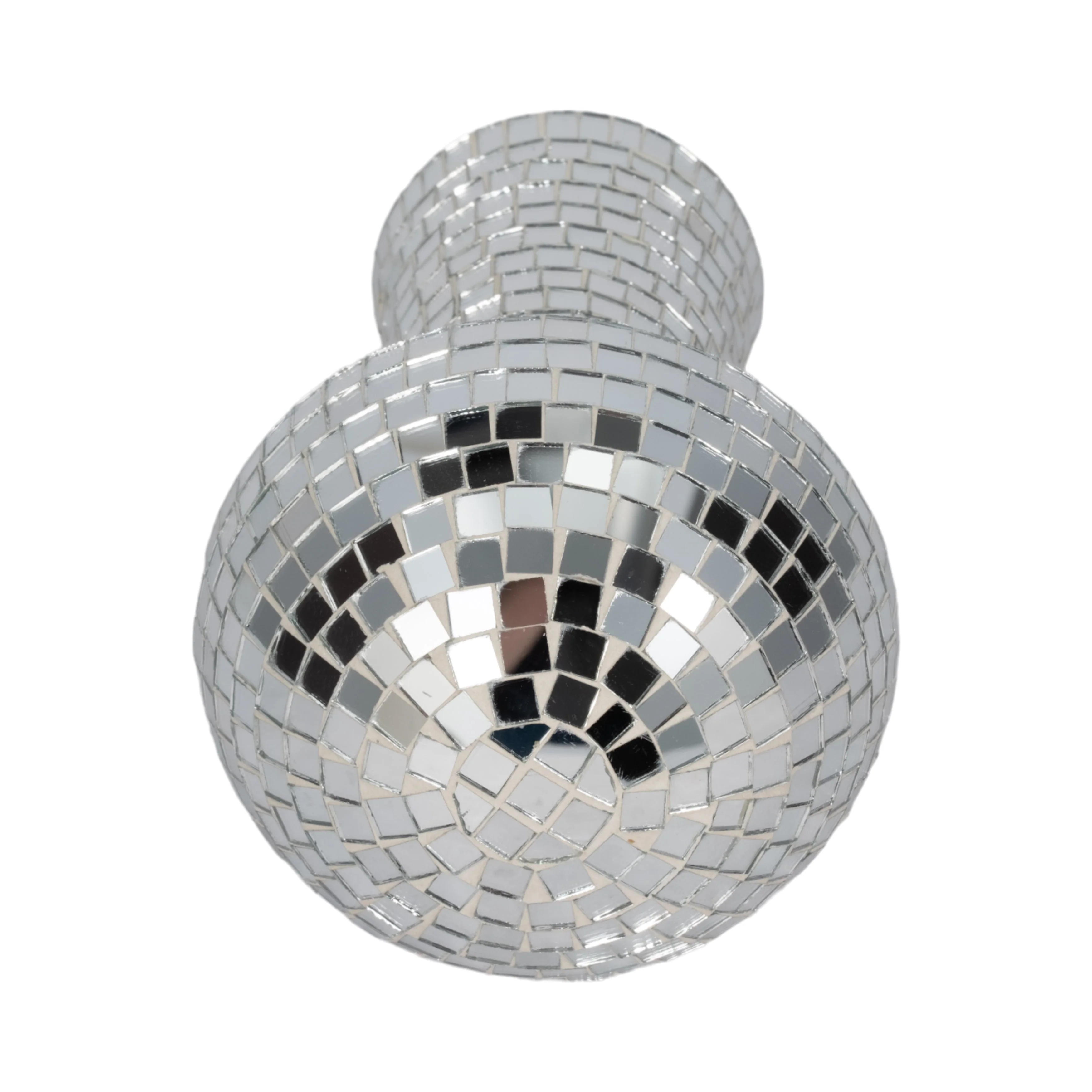10" Mosaic Mushroom, Silver - Image 4