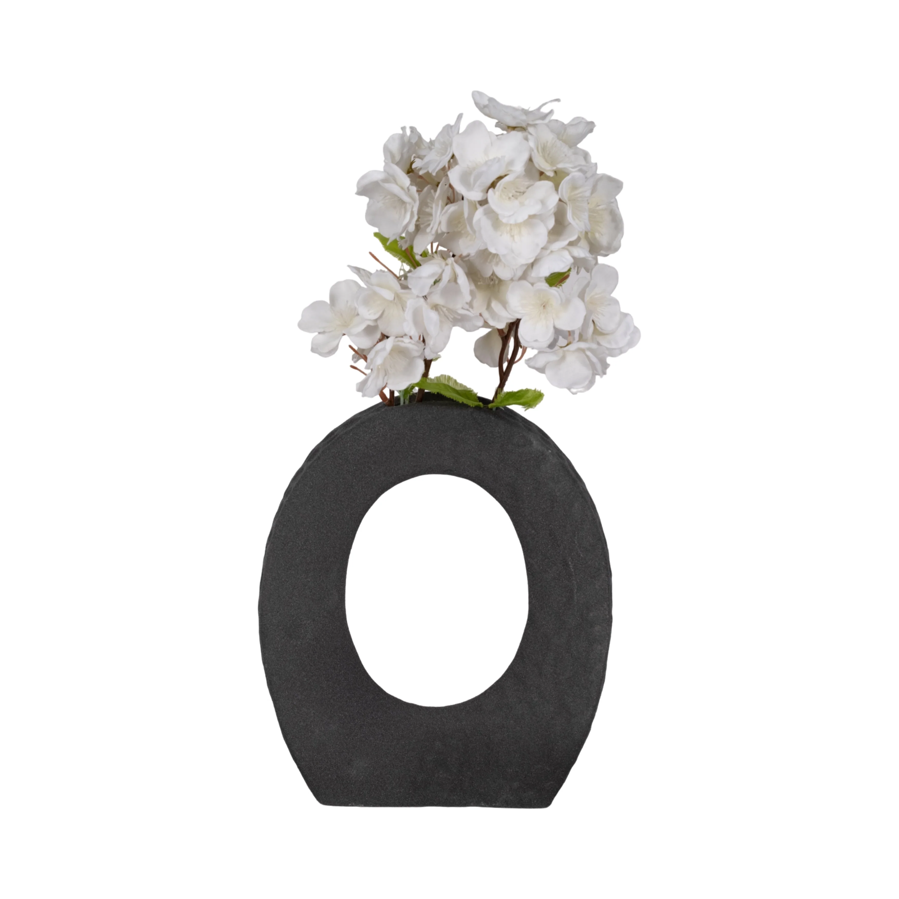 10" Rough Finish Open Cut-out With Vase Opening, B - Image 2