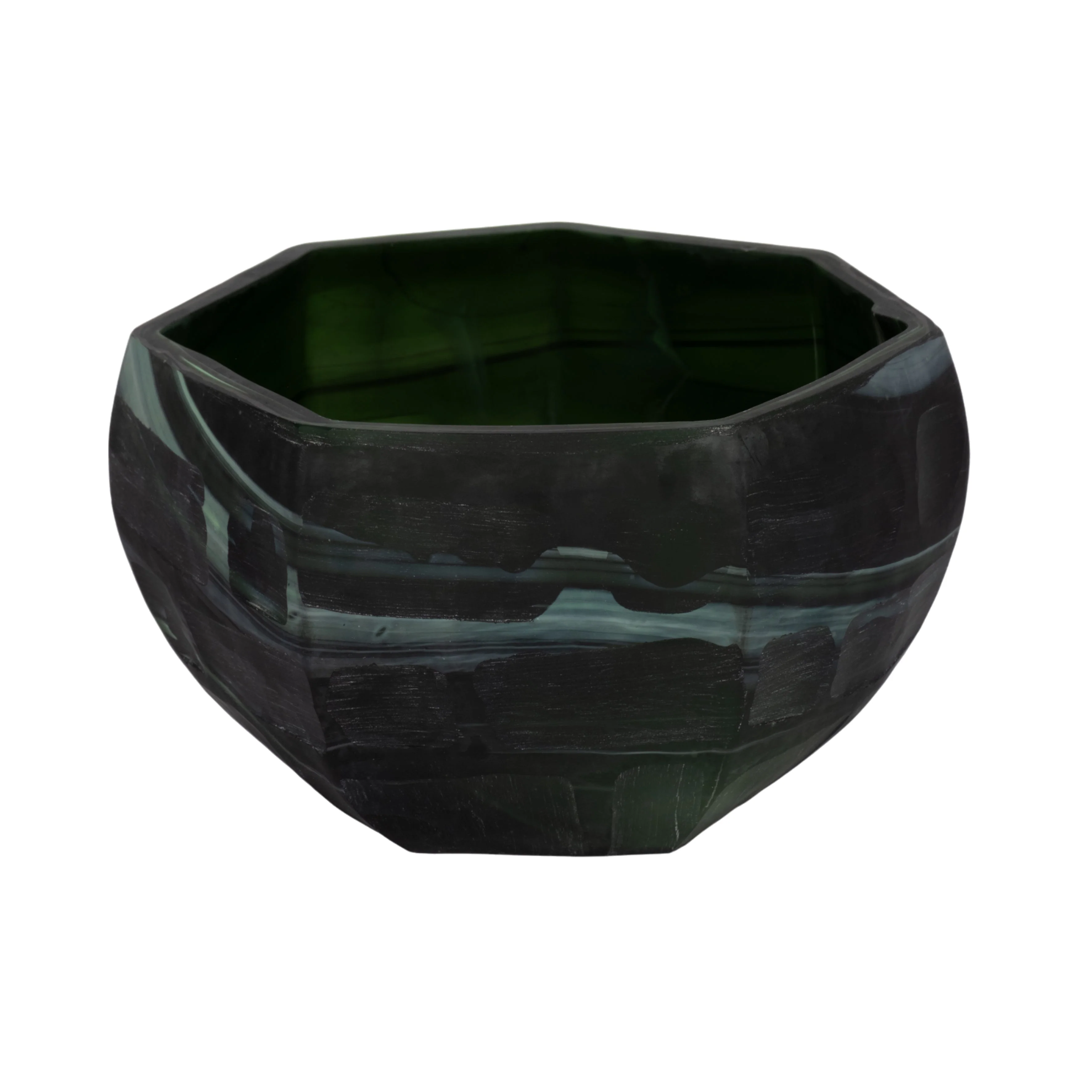 11" Savu Small Green Glass Bowl - Image 9