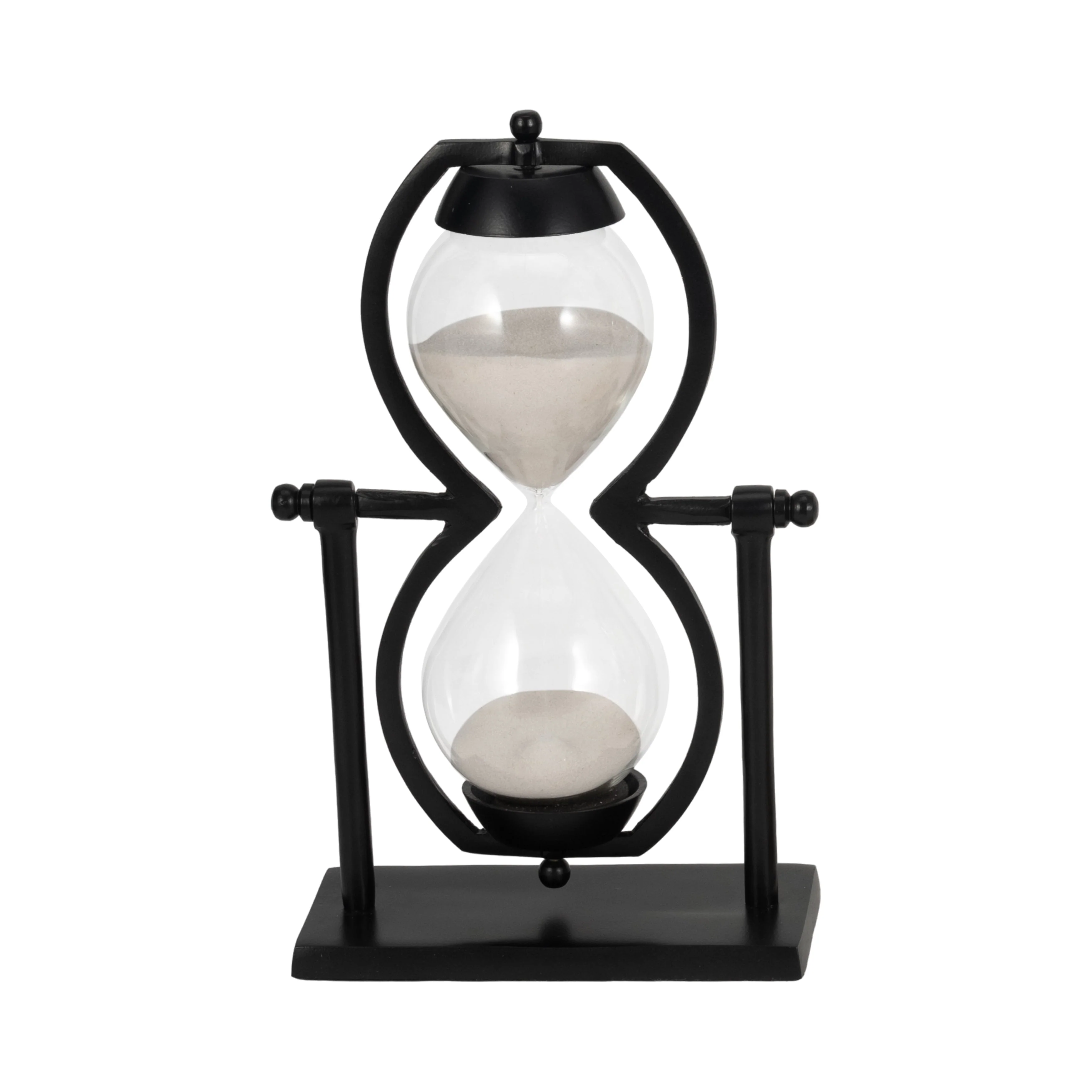 11"h Black Metal Sandtimer - Image 9