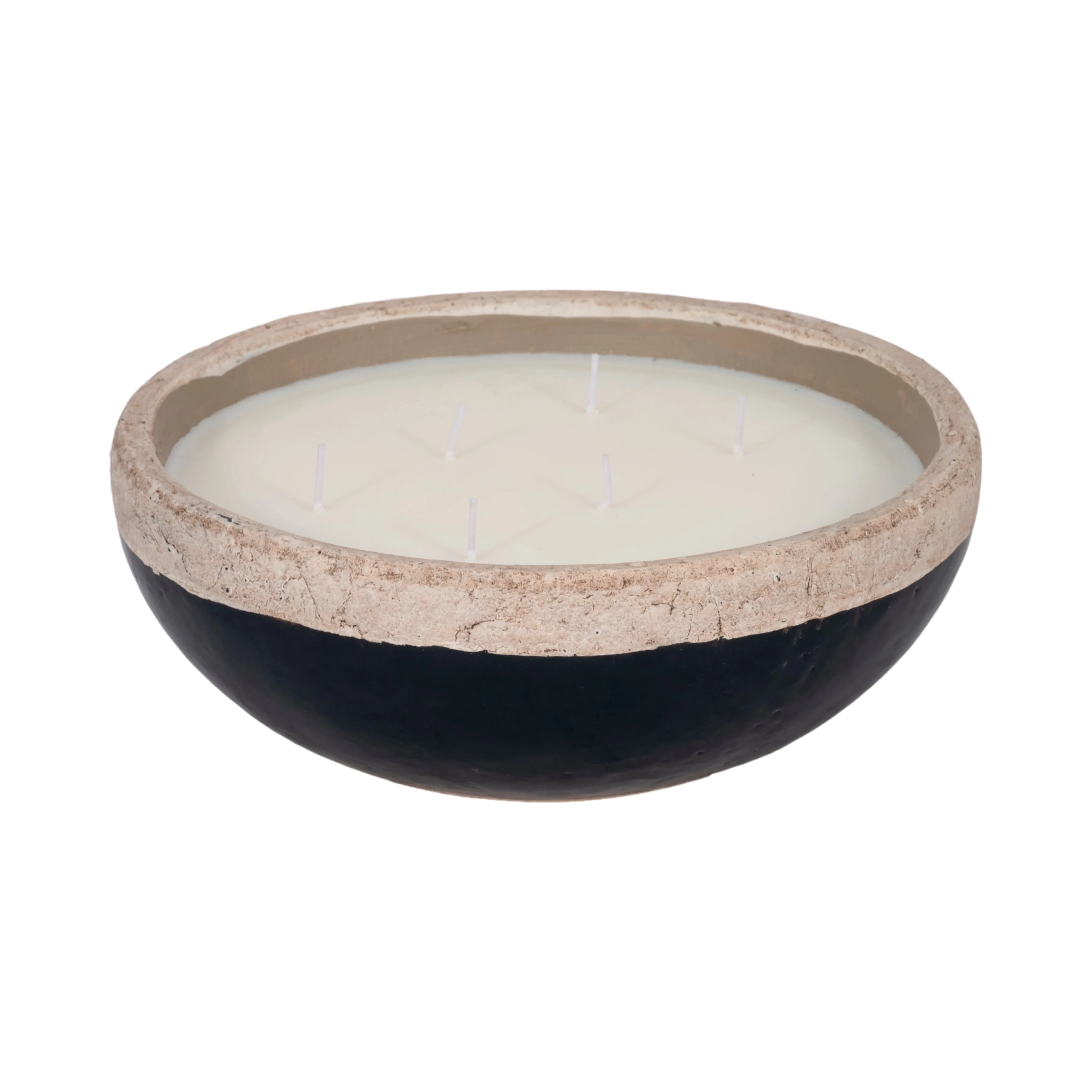 12" 57 Oz Spiced Cranberry Bowl Candle, Dark Blue - Image 3