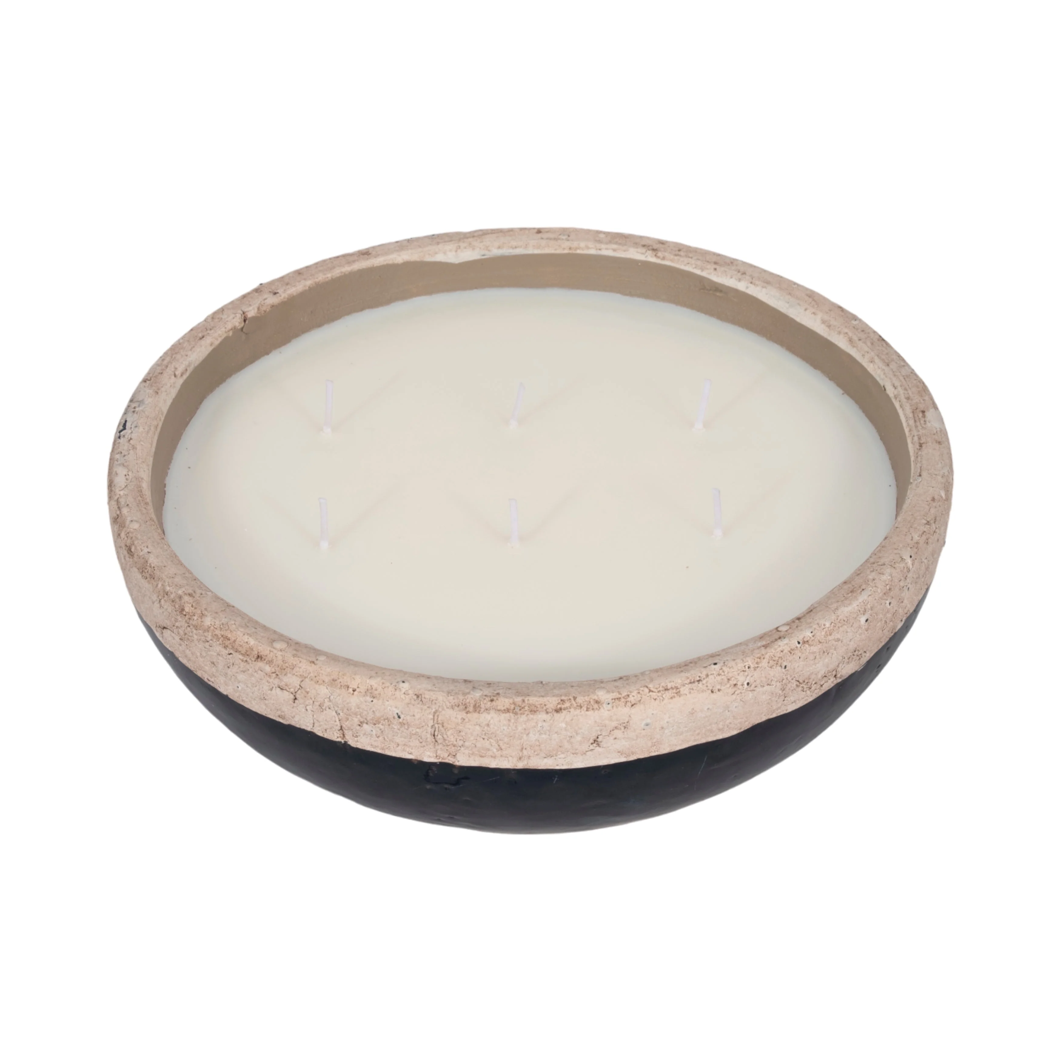 12" 57 Oz Spiced Cranberry Bowl Candle, Dark Blue - Image 5