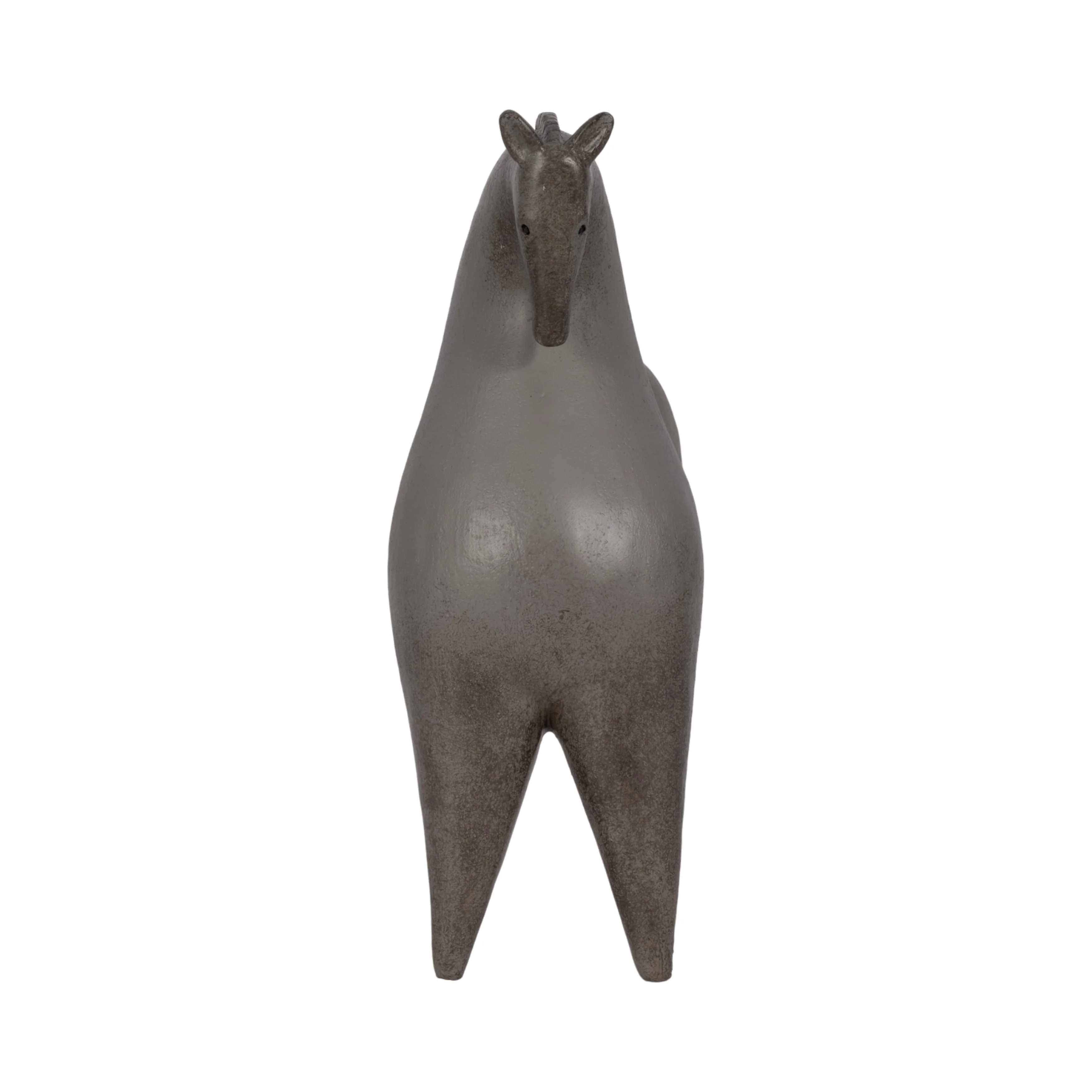 12" Curved Horse, Grey - Image 11