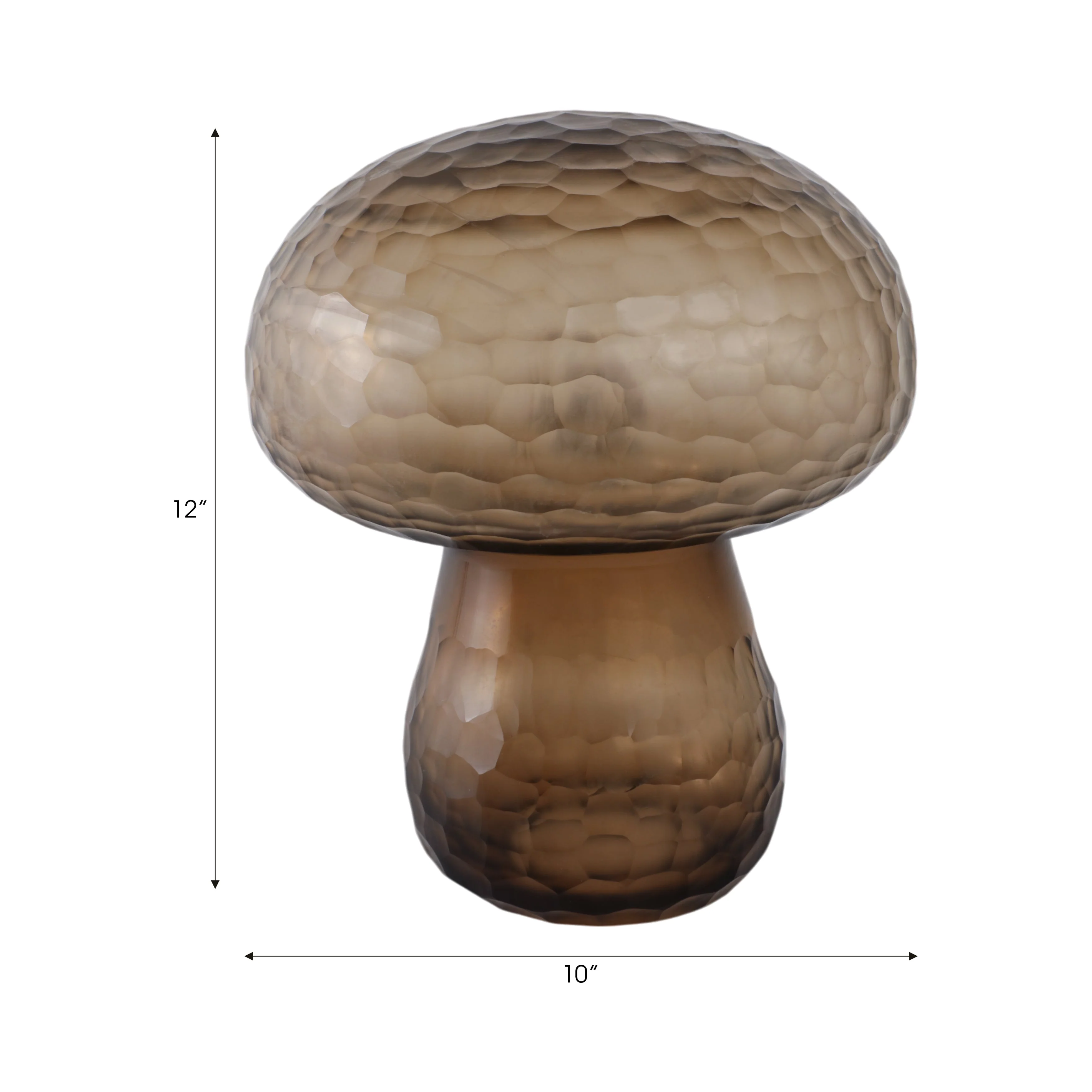 12" Limoge Small Glass Mushroom - Image 8