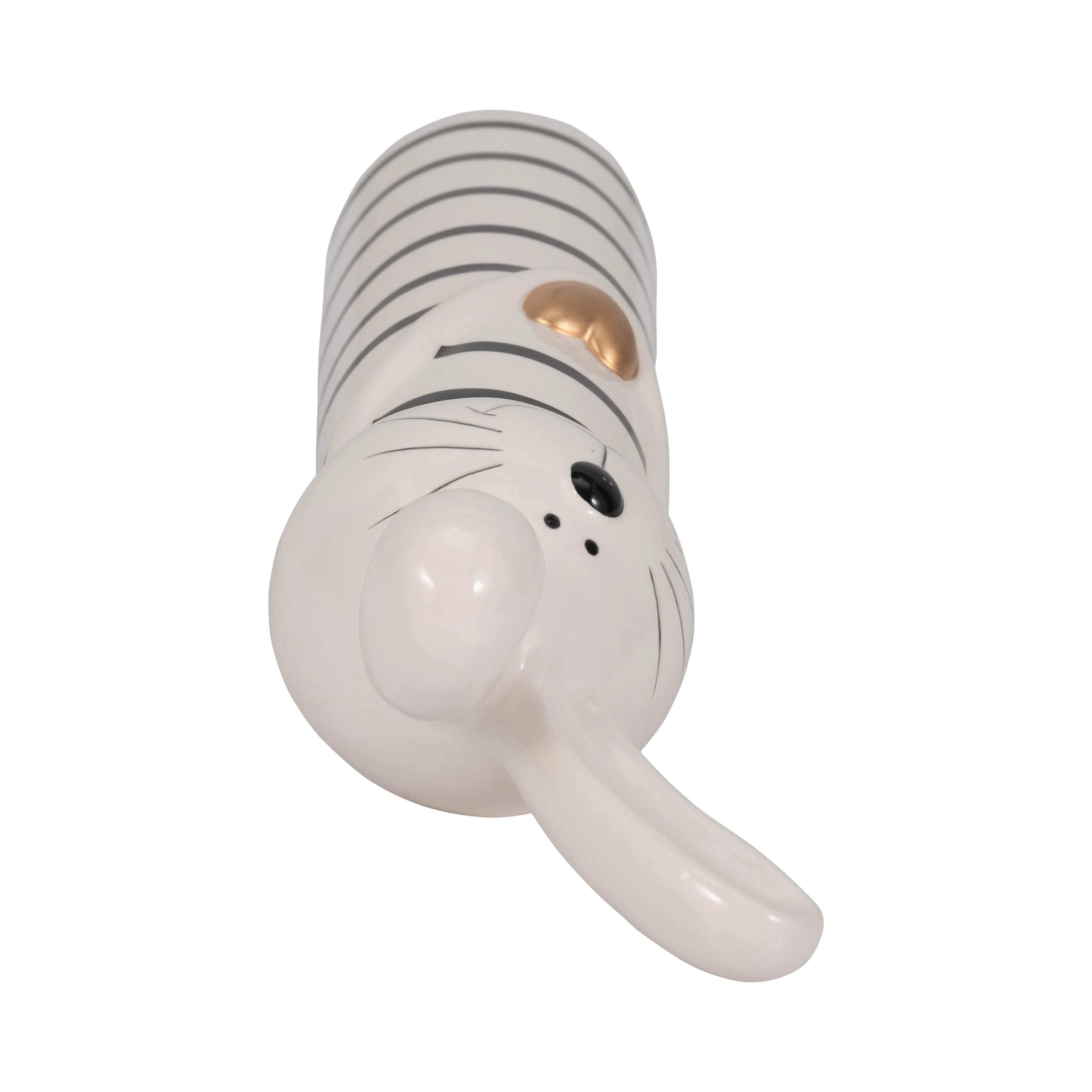 12" Lines Bunny With Gold Heart, White/black - Image 17