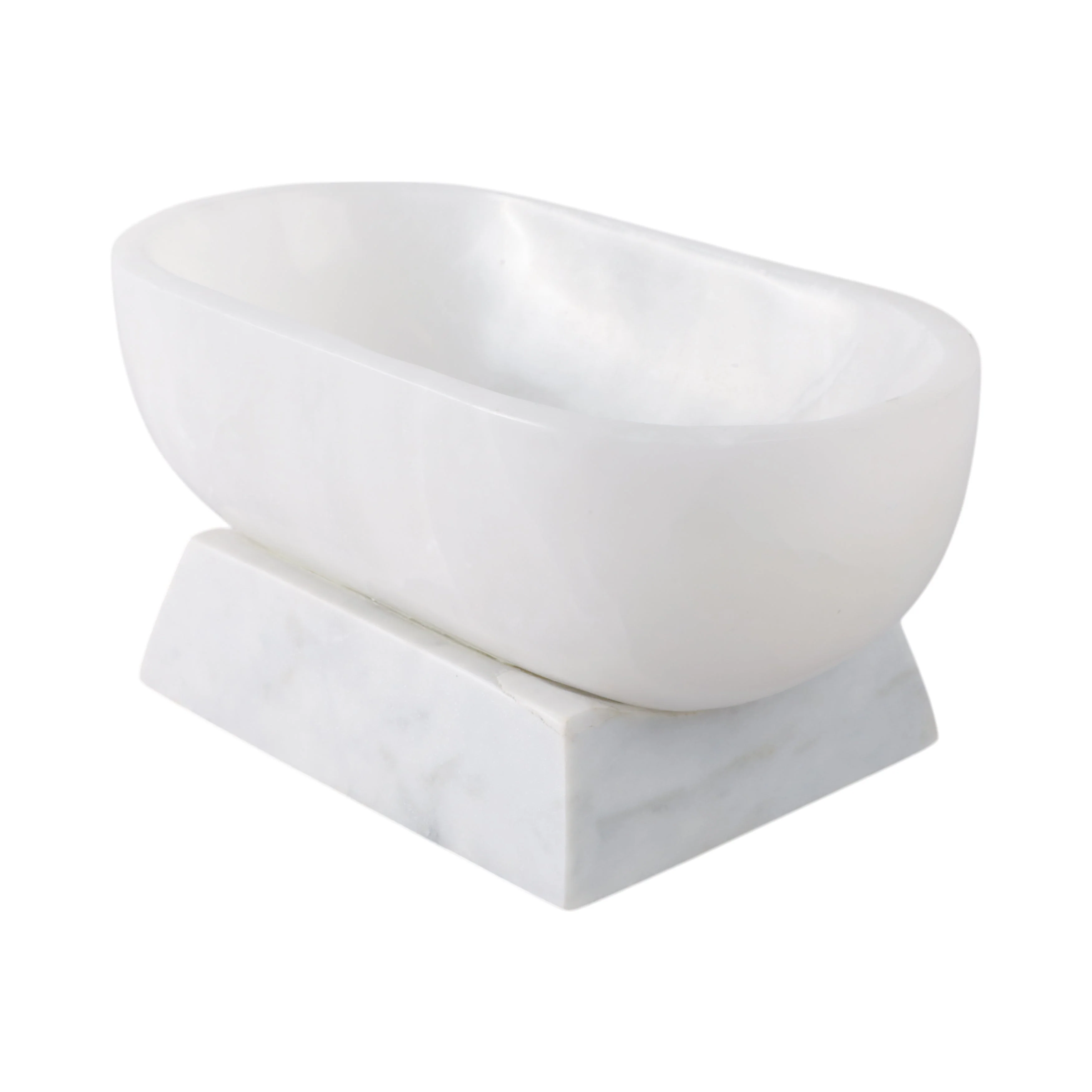 12" Vero Marble And Alabaster Bowl - Image 3