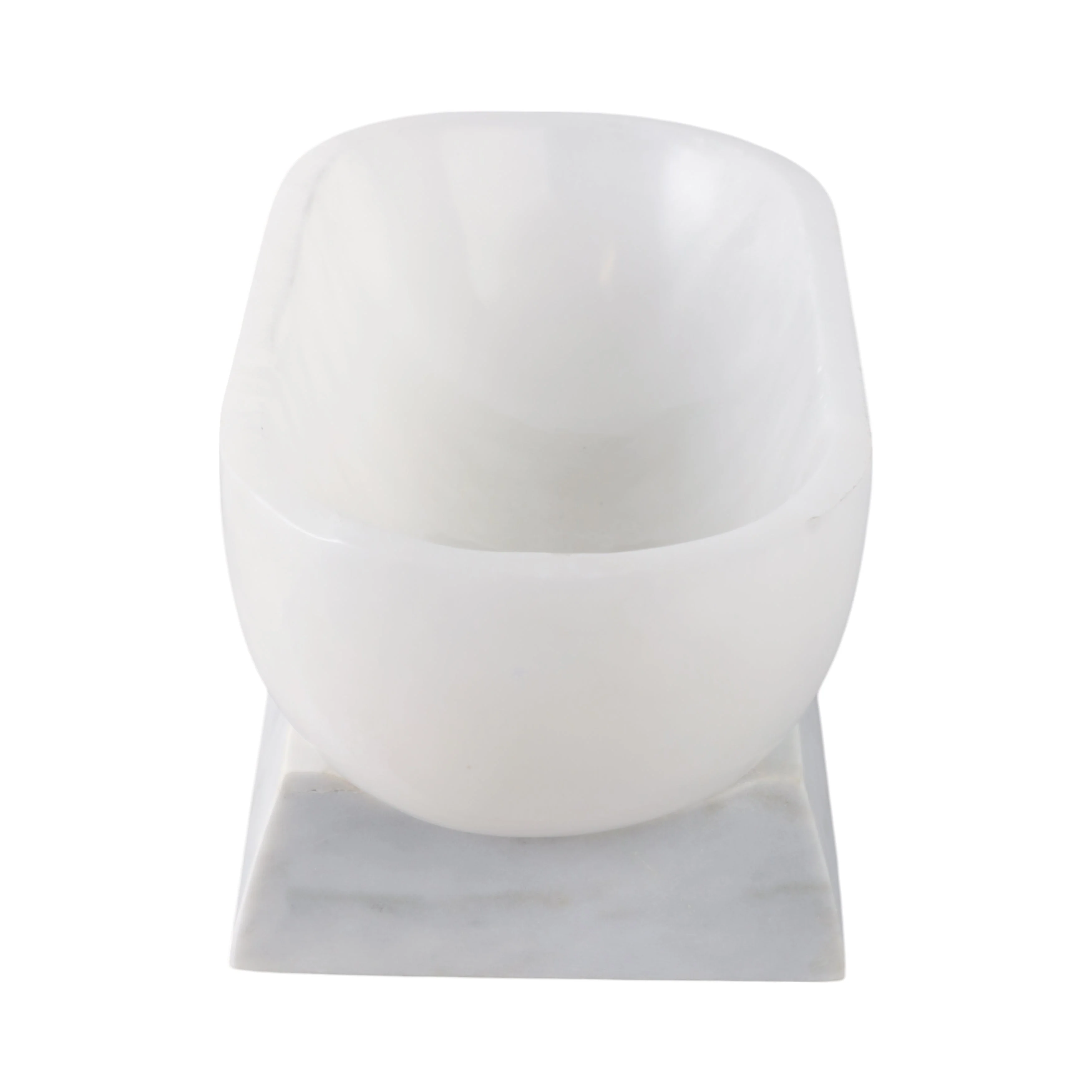 12" Vero Marble And Alabaster Bowl - Image 4
