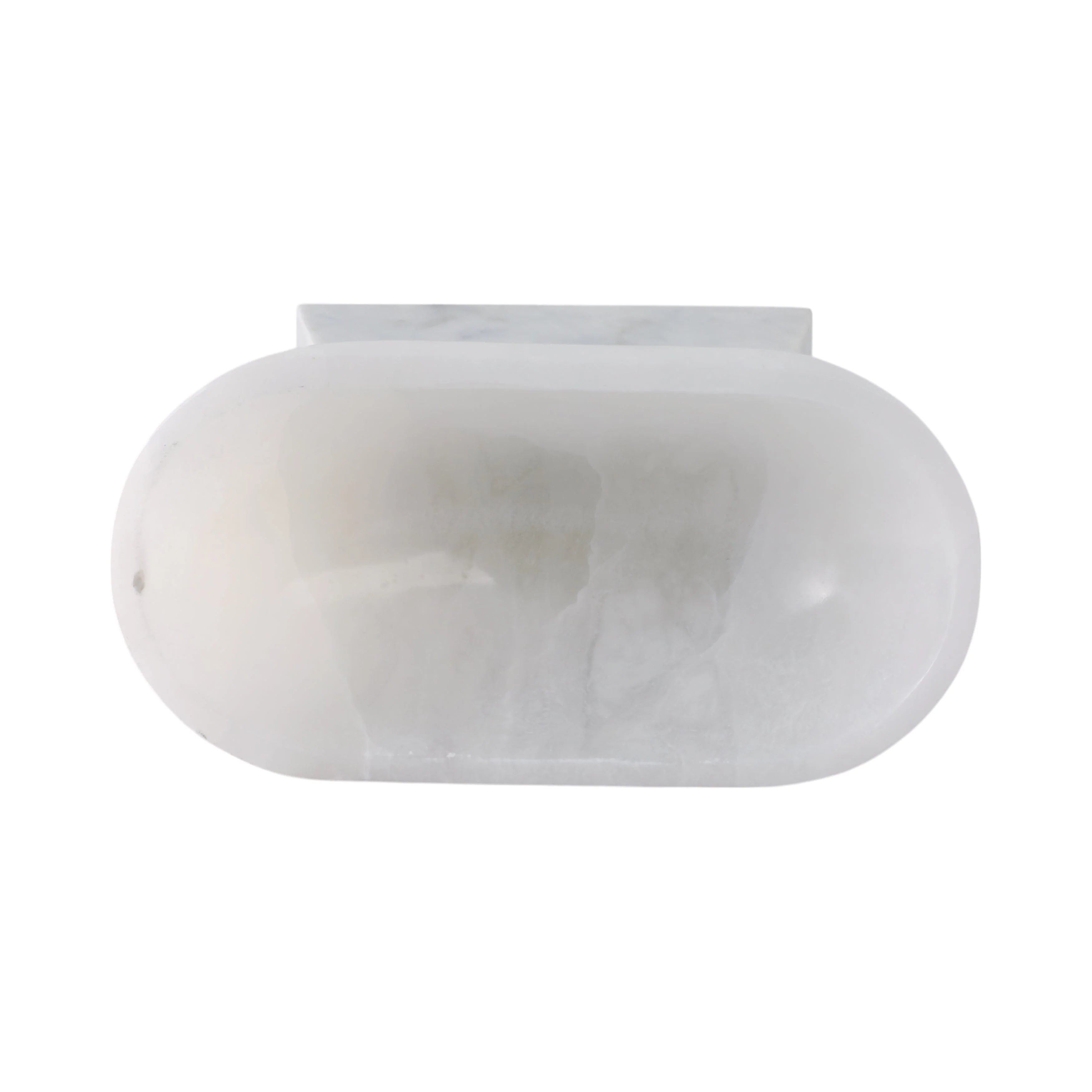 12" Vero Marble And Alabaster Bowl - Image 6