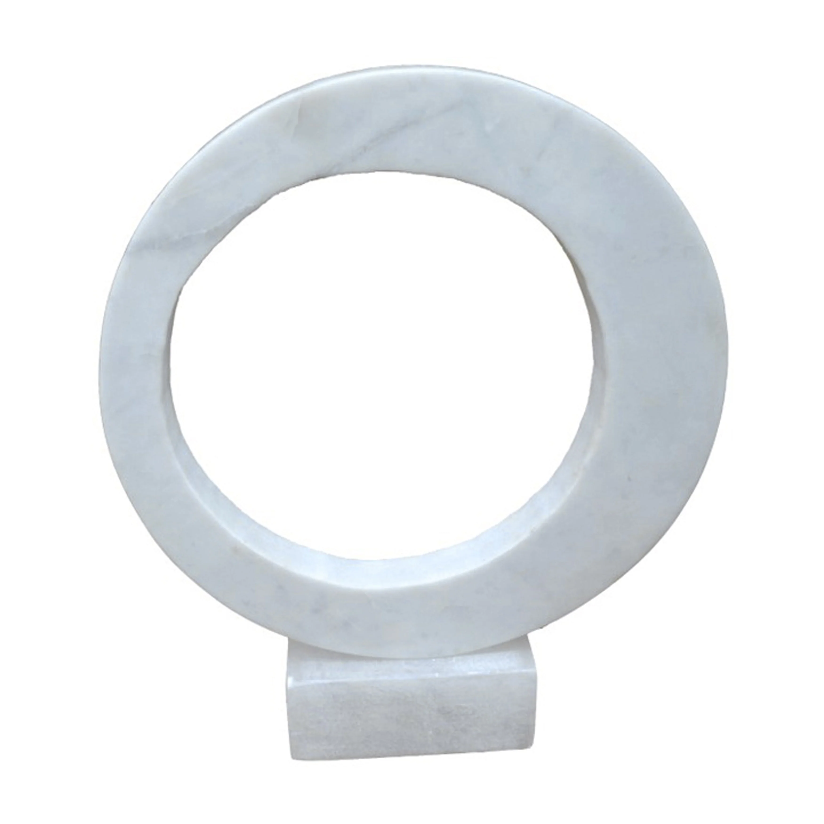 12" Vero Small Alabaster And Marble Statuary - Image 3