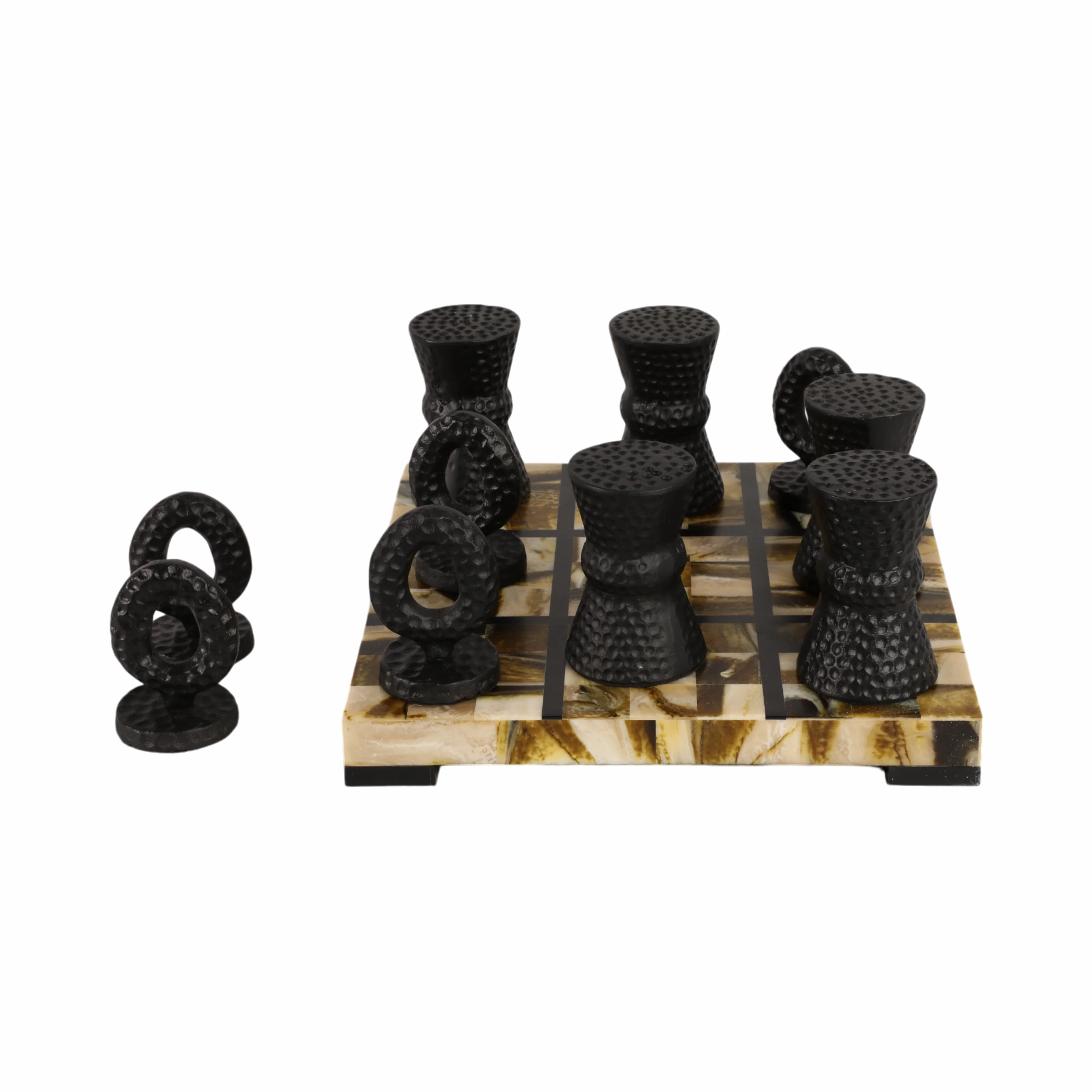 12x12 Allagash Horn Resin Tic Tac Toe Set - Image 2