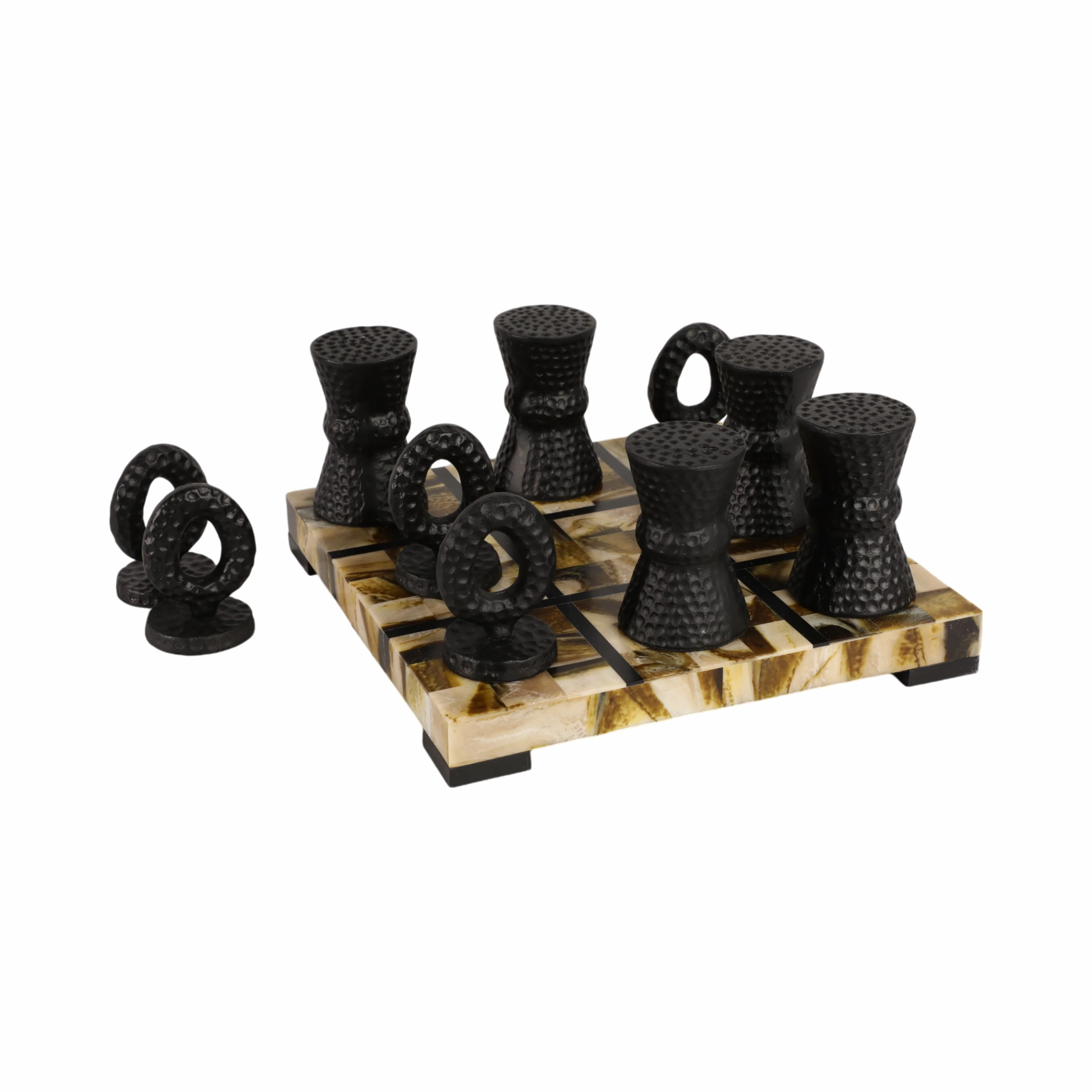 12x12 Allagash Horn Resin Tic Tac Toe Set - Image 3