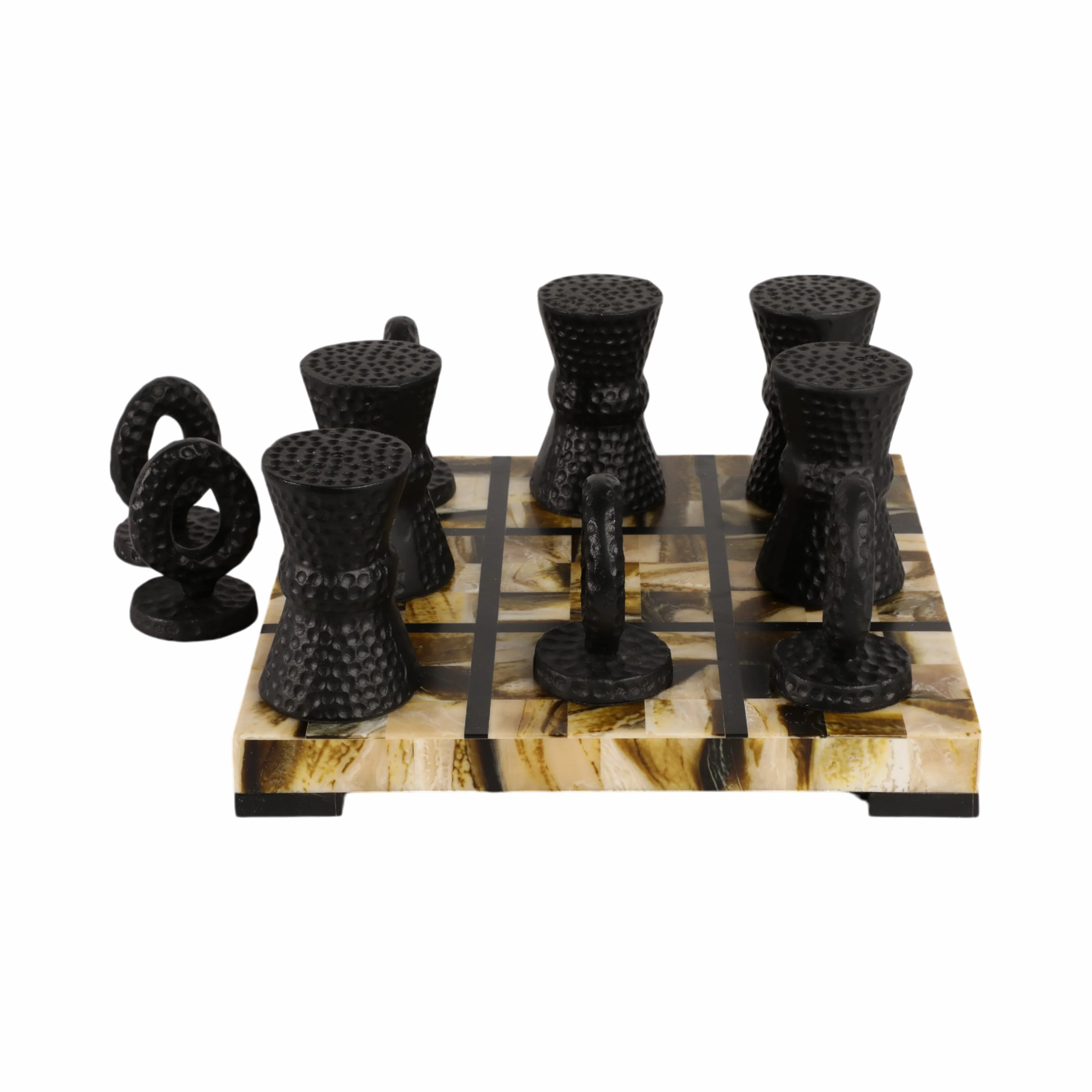 12x12 Allagash Horn Resin Tic Tac Toe Set - Image 4