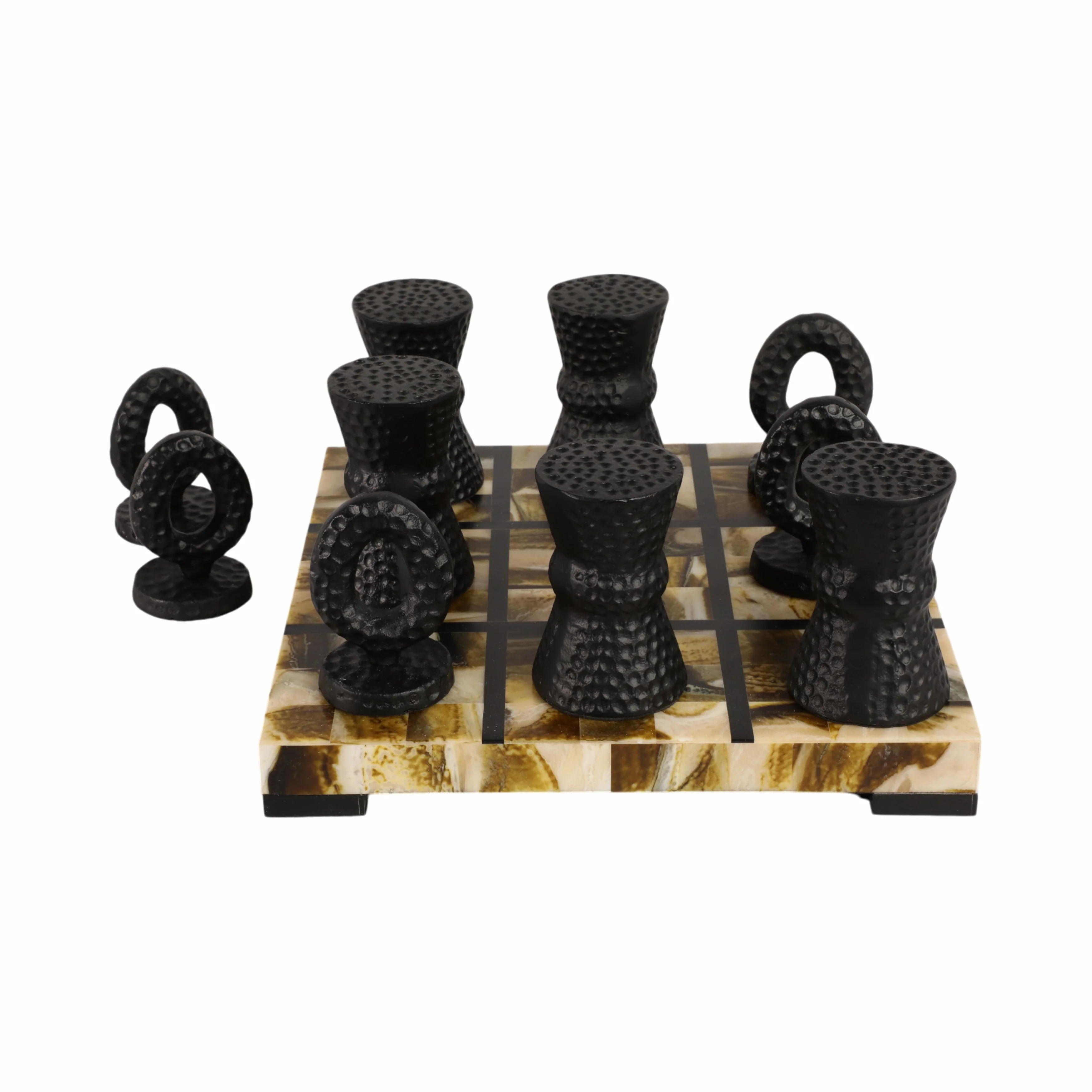 12x12 Allagash Horn Resin Tic Tac Toe Set - Image 5