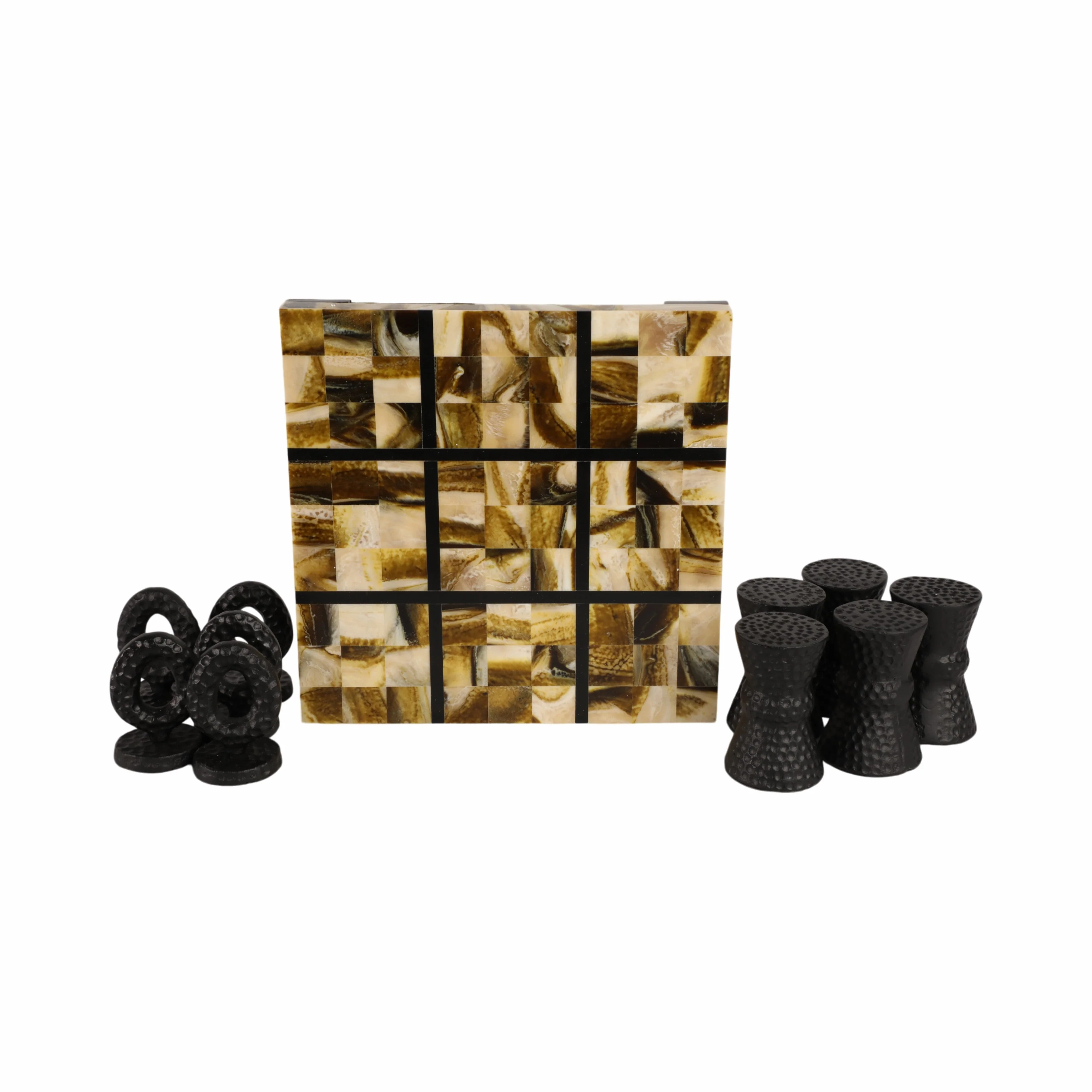 12x12 Allagash Horn Resin Tic Tac Toe Set - Image 6