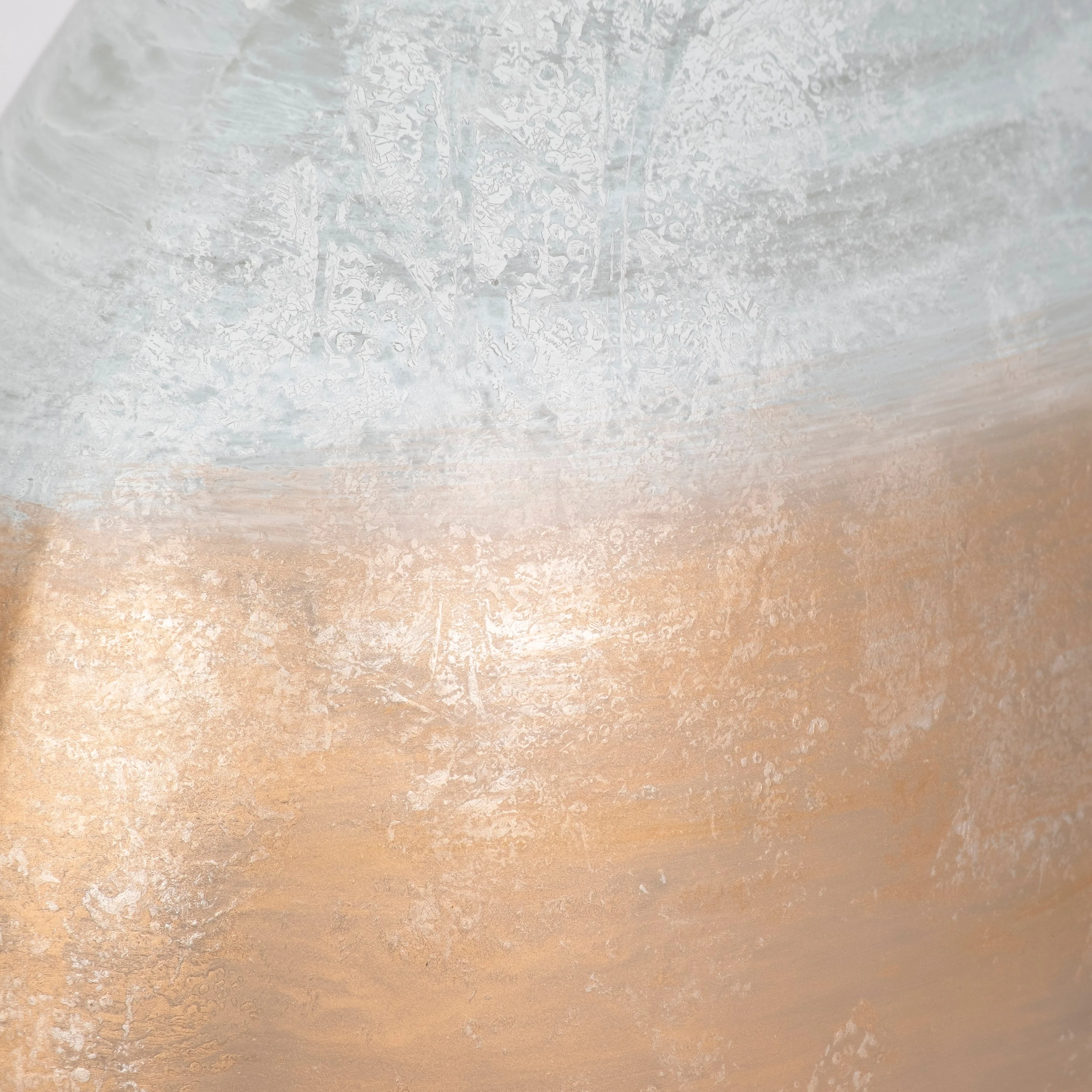 13" Gold Ombre Round Vase, White/gold - Image 14