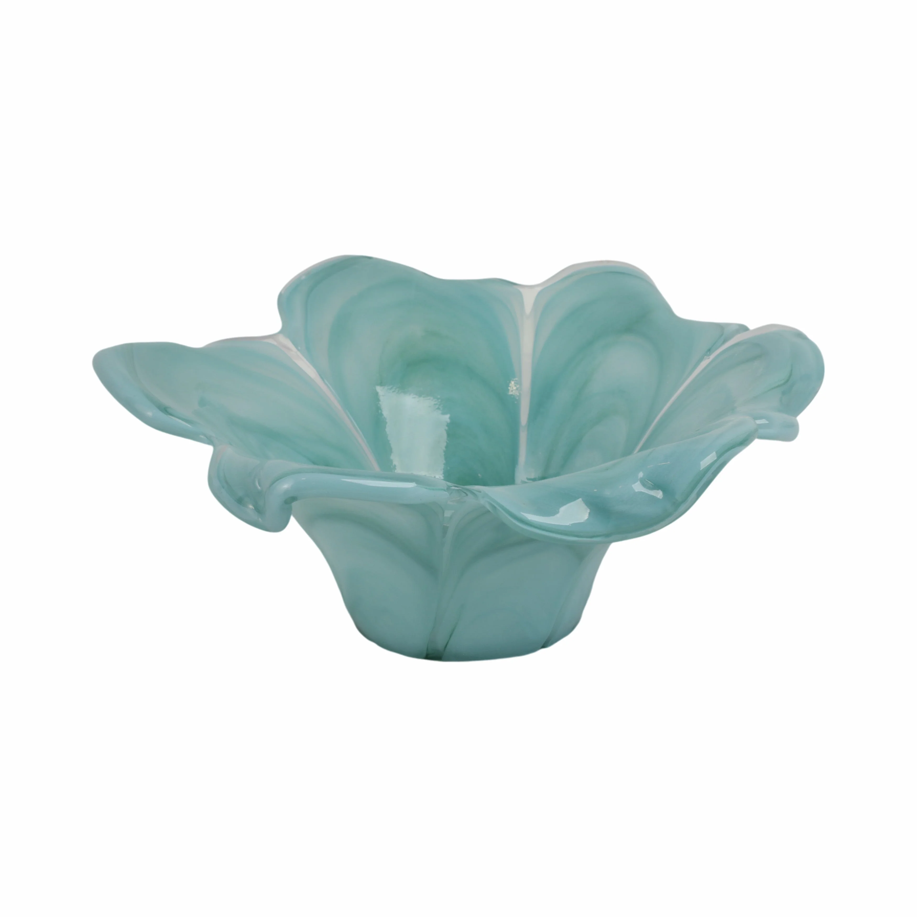 13" Idro Small Italian Art Glass Bowl - Image 3