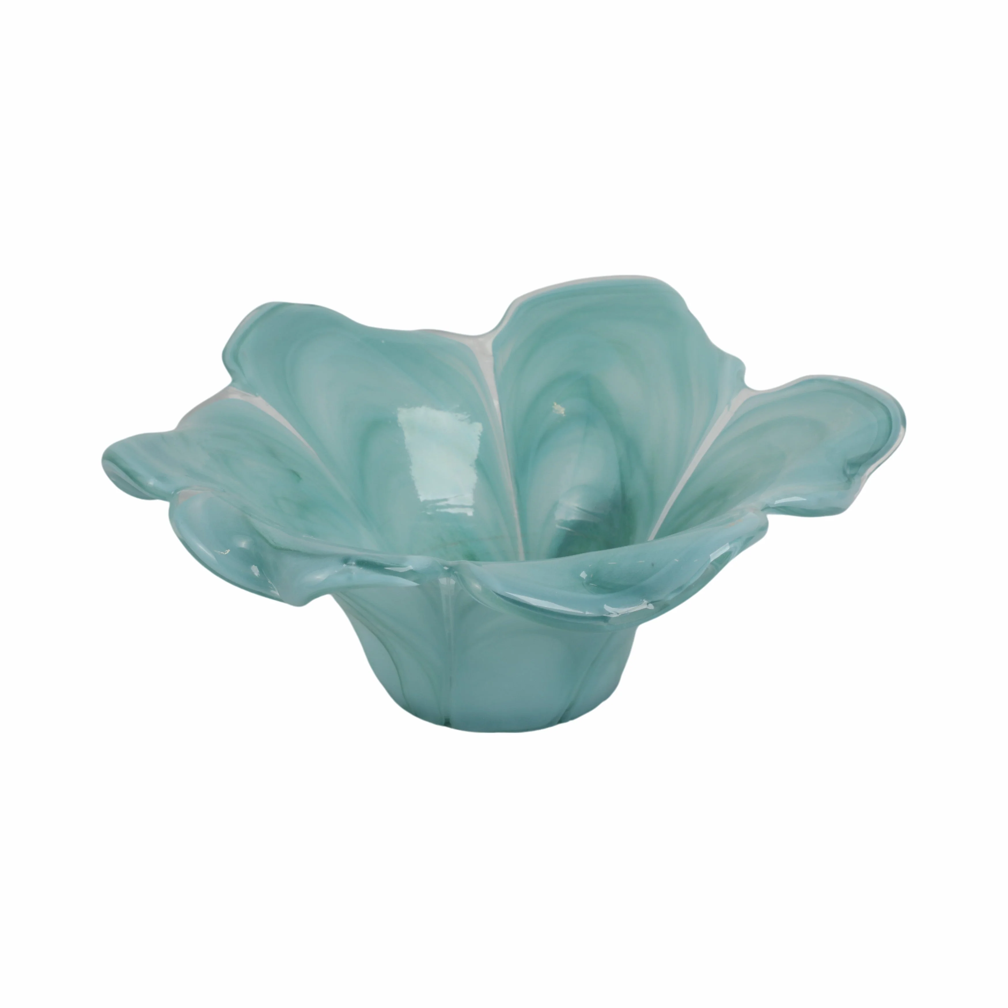 13" Idro Small Italian Art Glass Bowl - Image 6