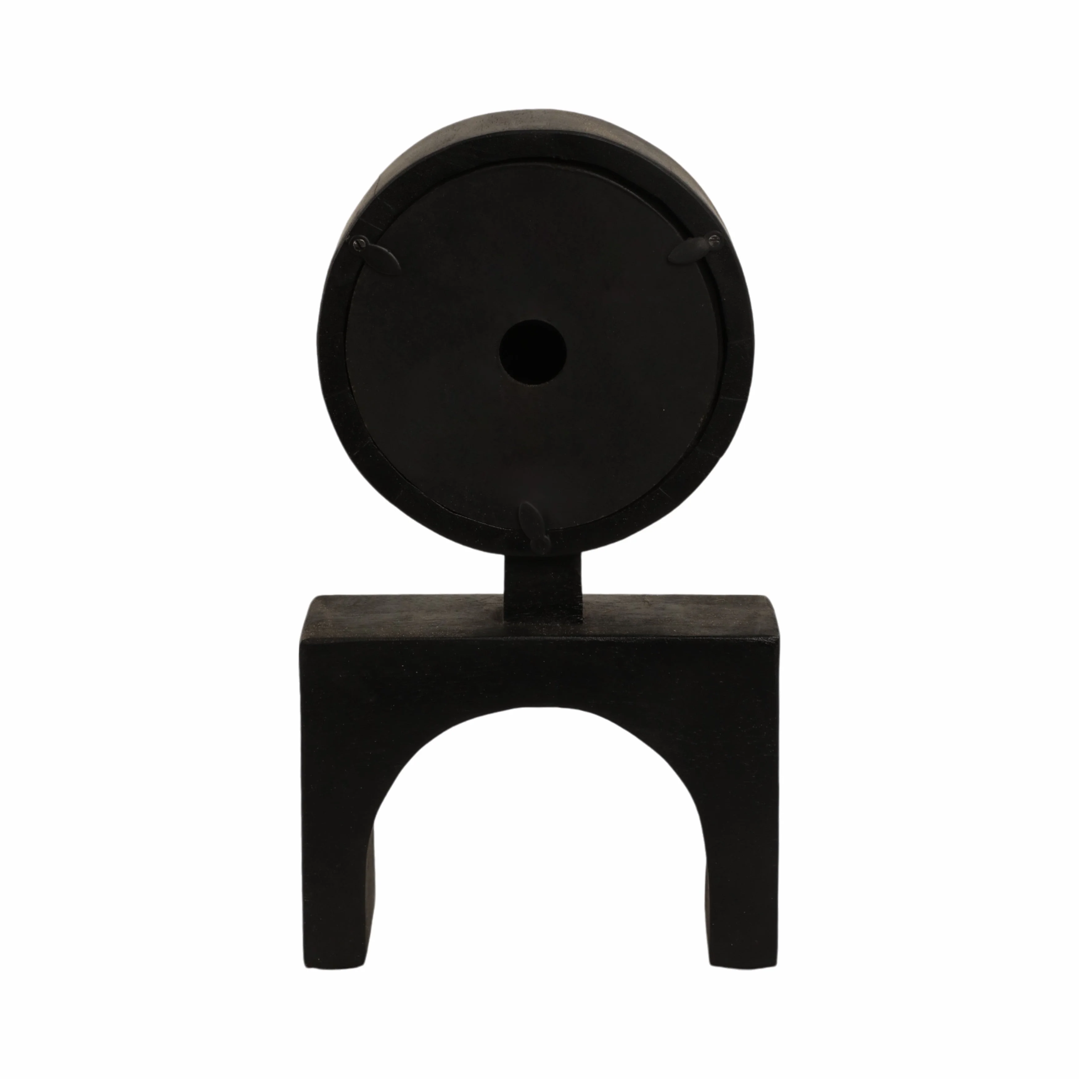 13" Lester Wood Desk Clock - Image 5