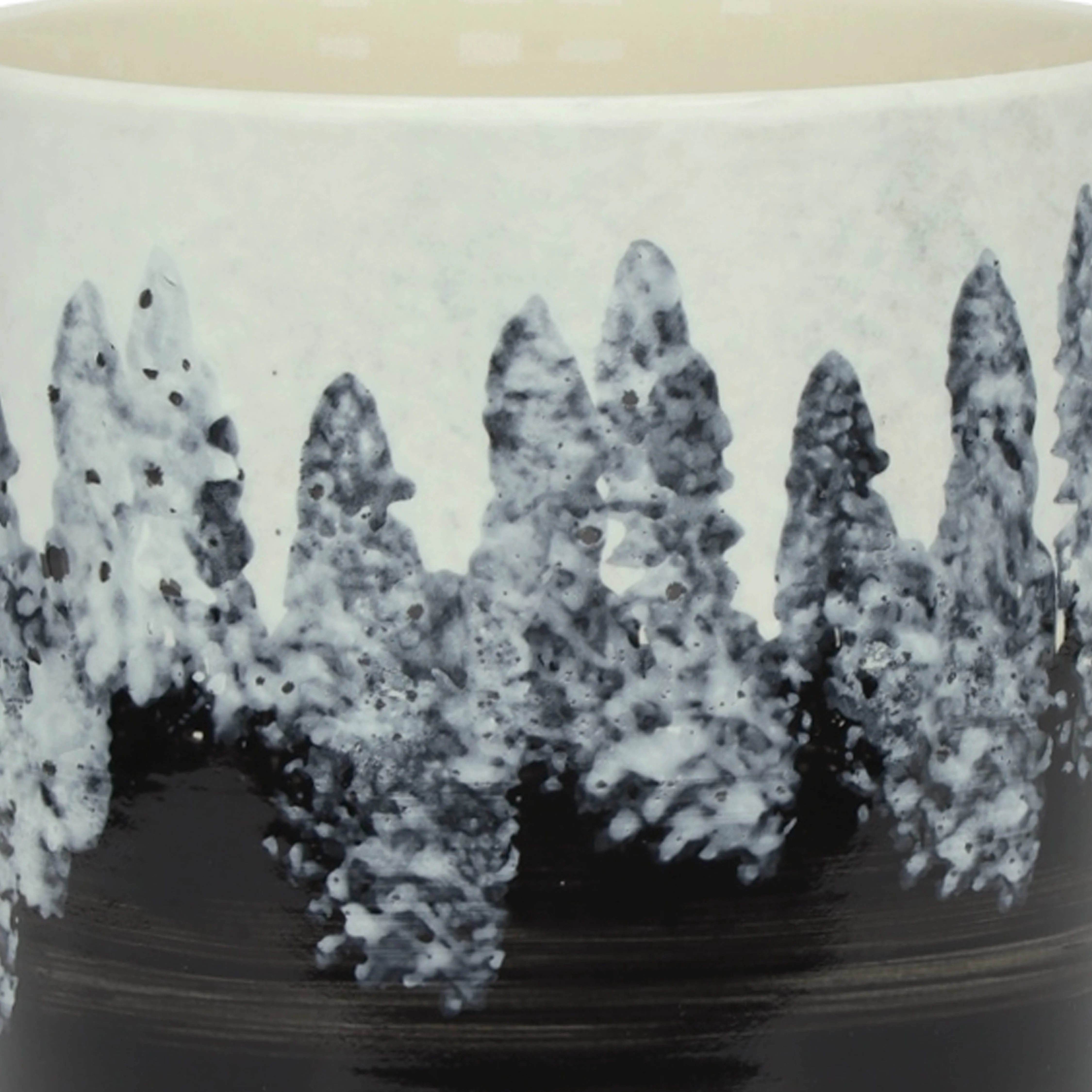 13870-07 CERAMIC 14.5" PLANTER ON STAND, BLACK( Sagebrook Home ) - Image 7