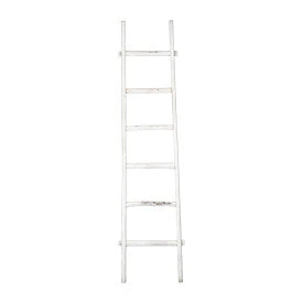 13933-01  Wooden , Decorative 76" Ladder, Black( Sagebrook Home  )