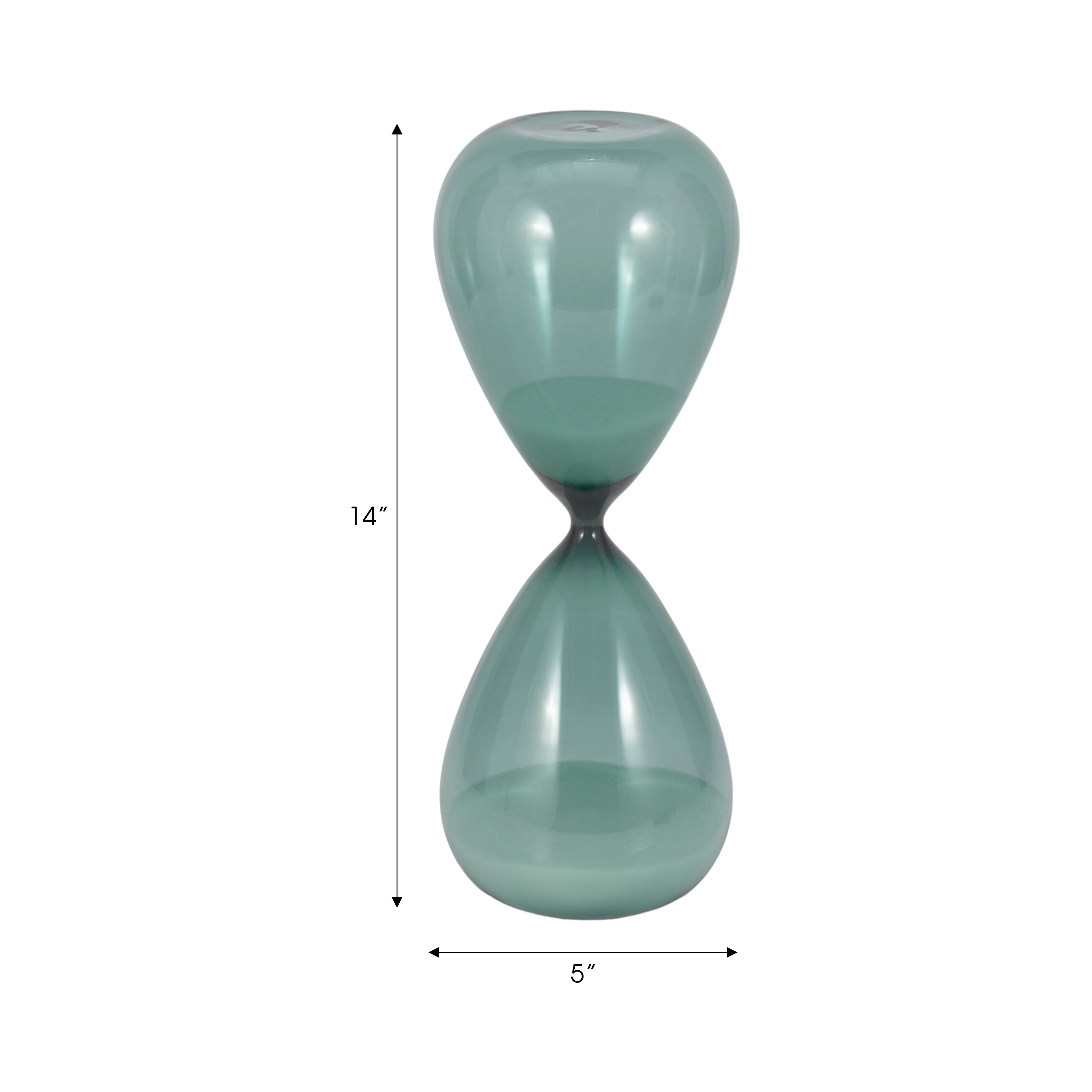 14" Bombora Small Teal Hourglass - Image 17