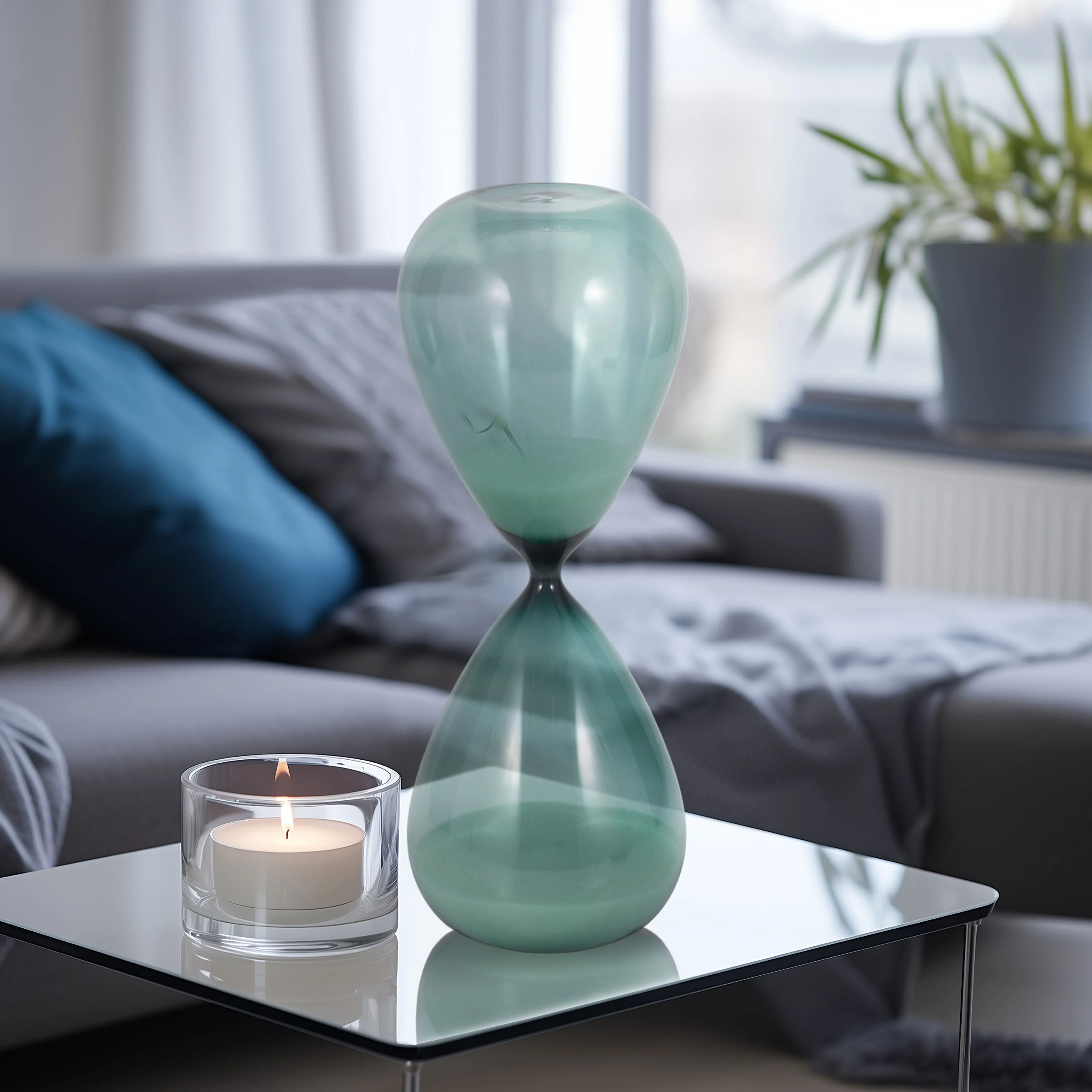 14" Bombora Small Teal Hourglass - Image 9