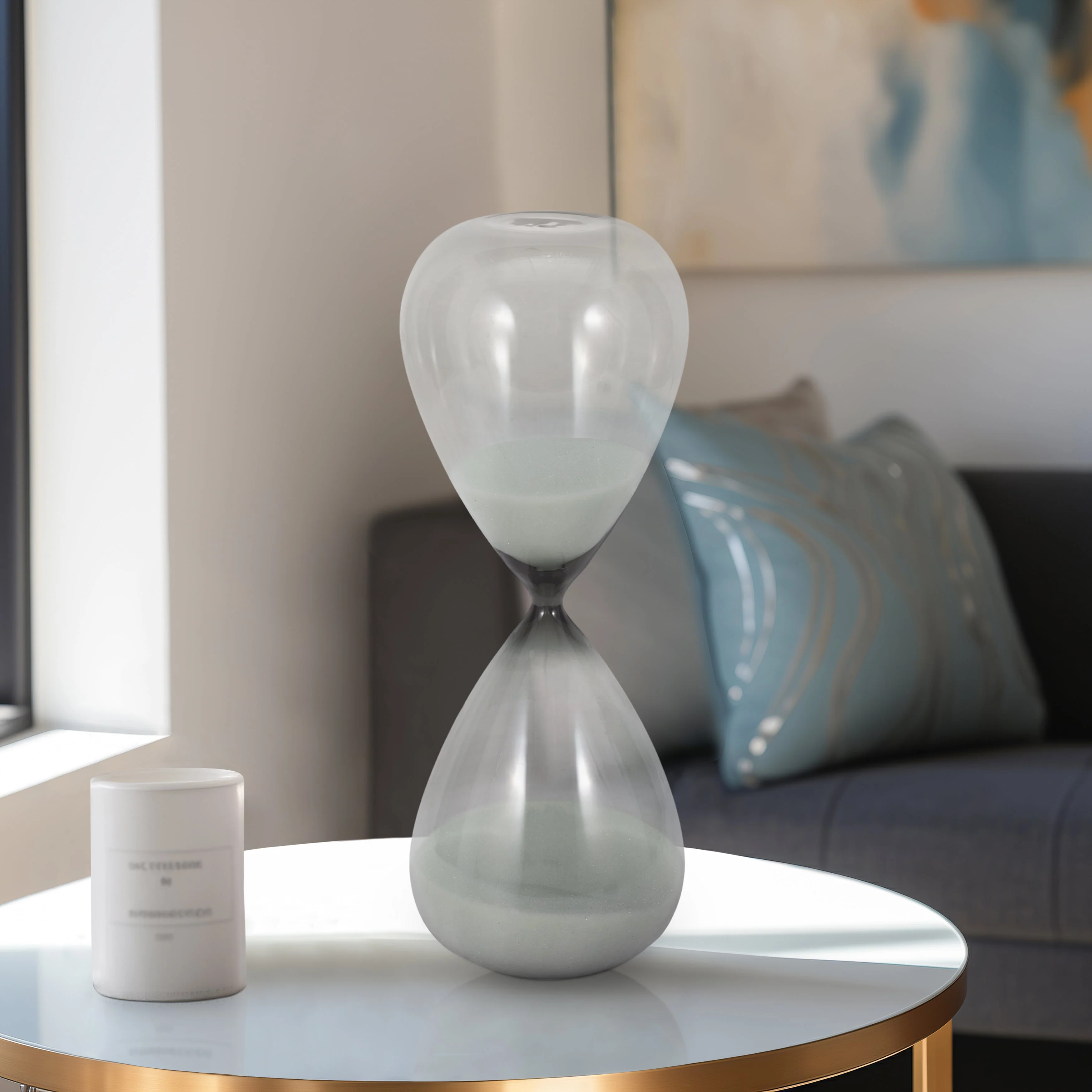 14" Giza Small Grey Hourglass - Image 9
