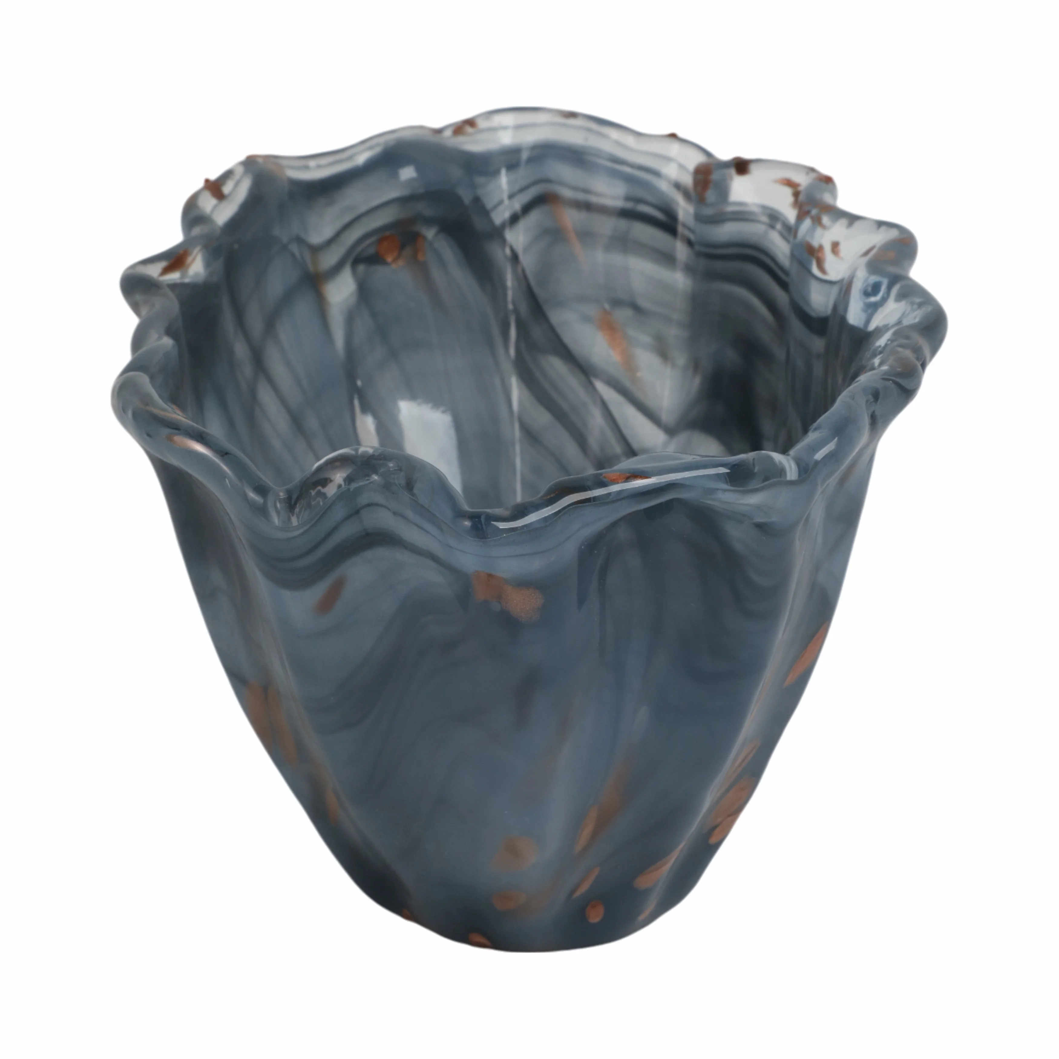 14" Orta Small Italian Art Glass Bowl - Image 5