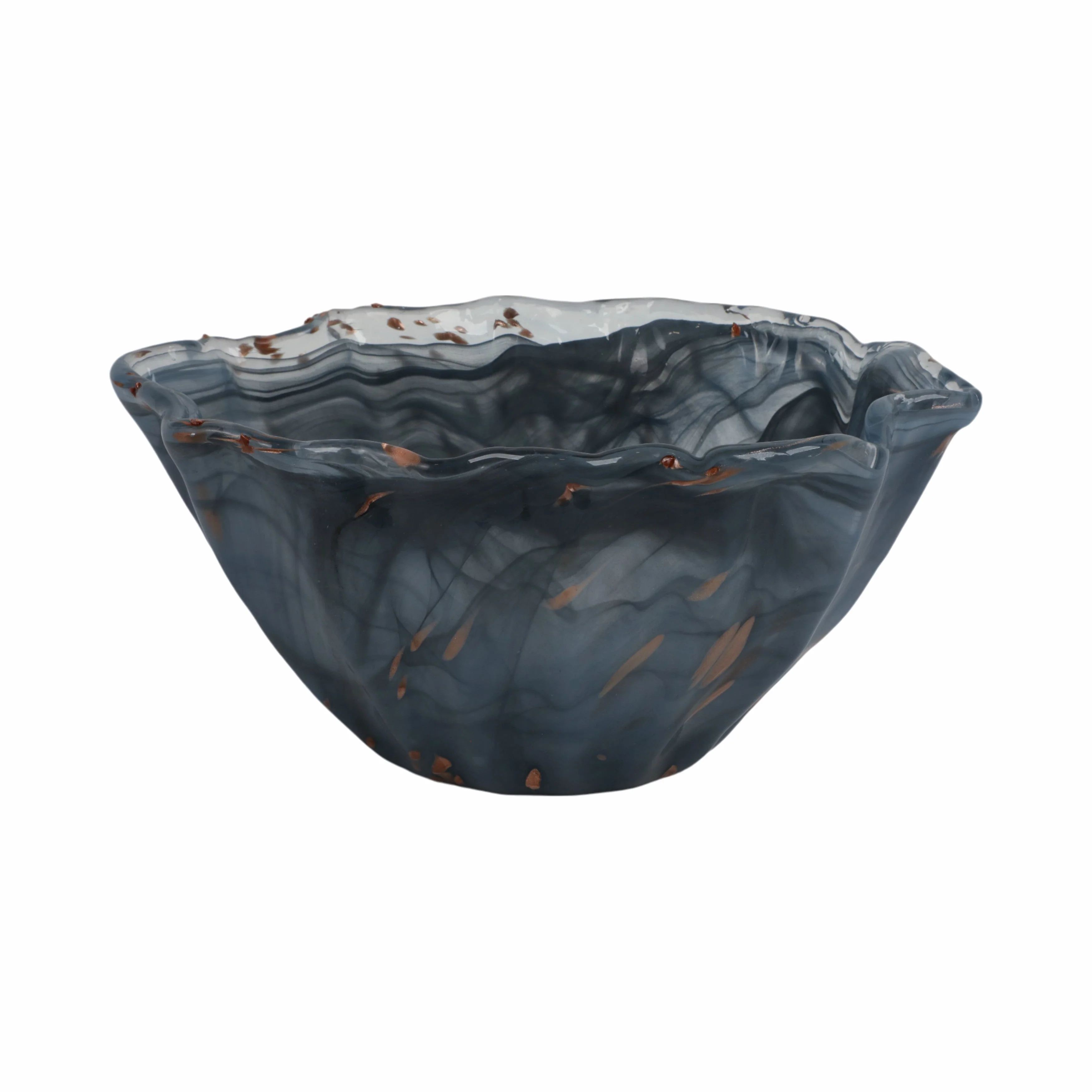 14" Orta Small Italian Art Glass Bowl - Image 6