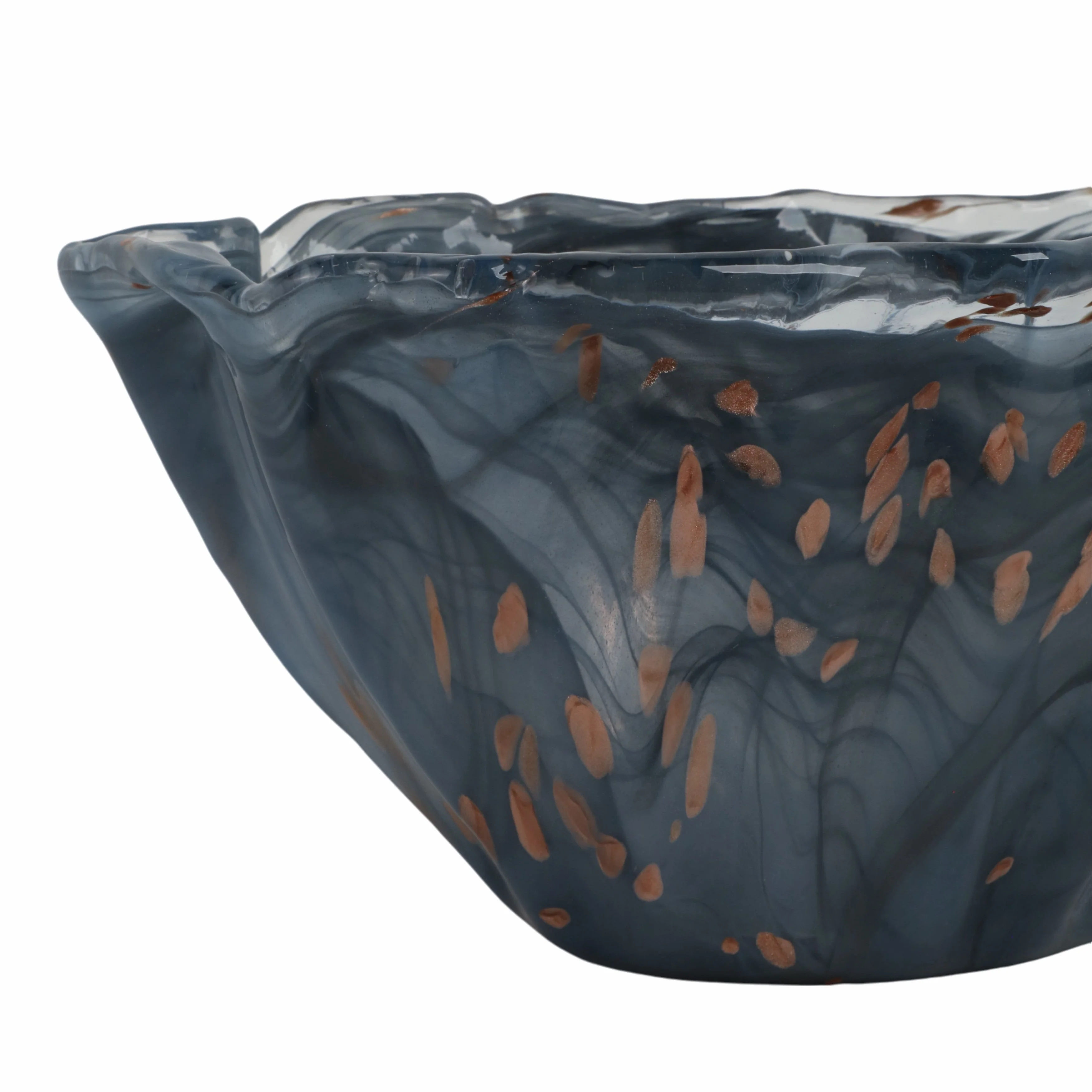 14" Orta Small Italian Art Glass Bowl - Image 7