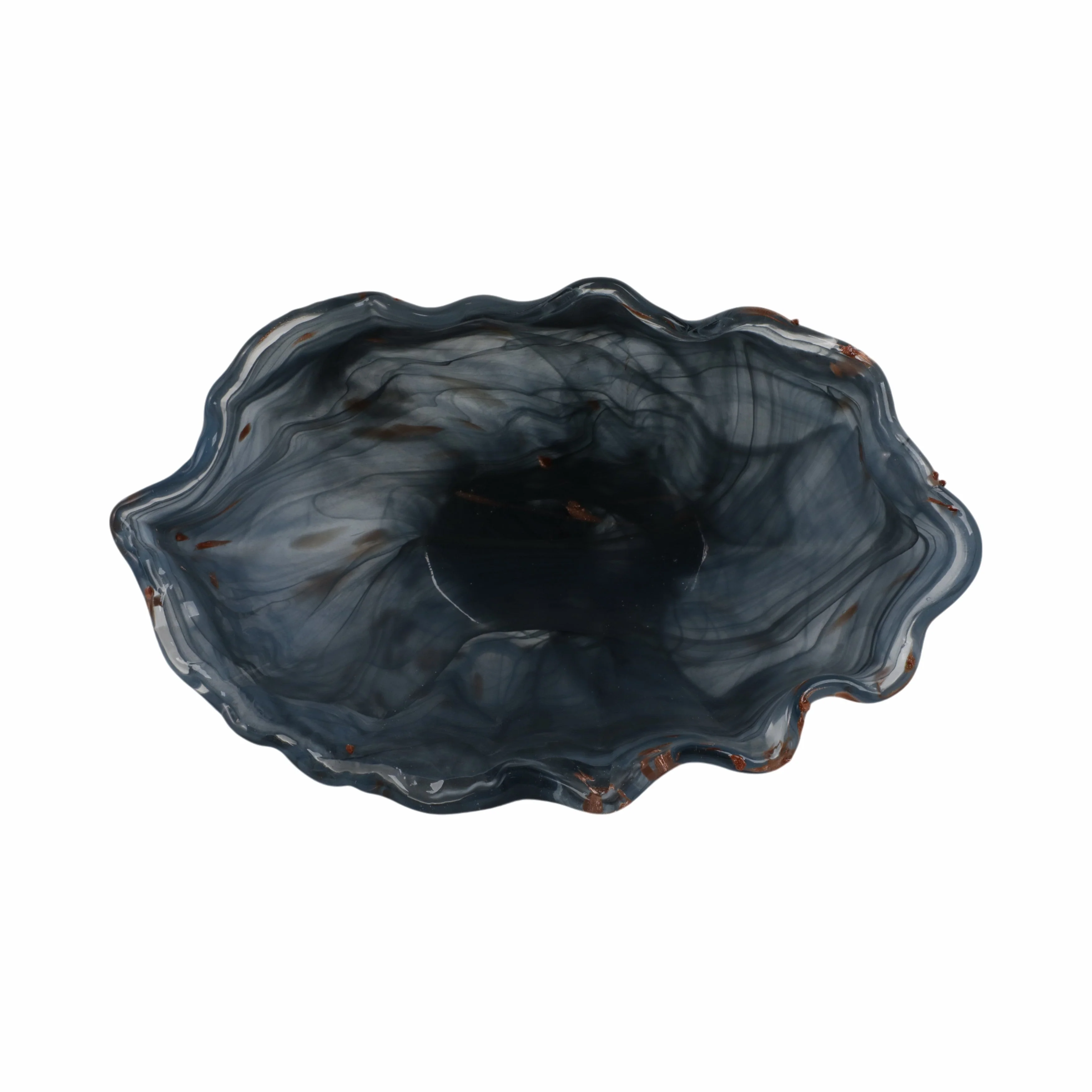 14" Orta Small Italian Art Glass Bowl - Image 8