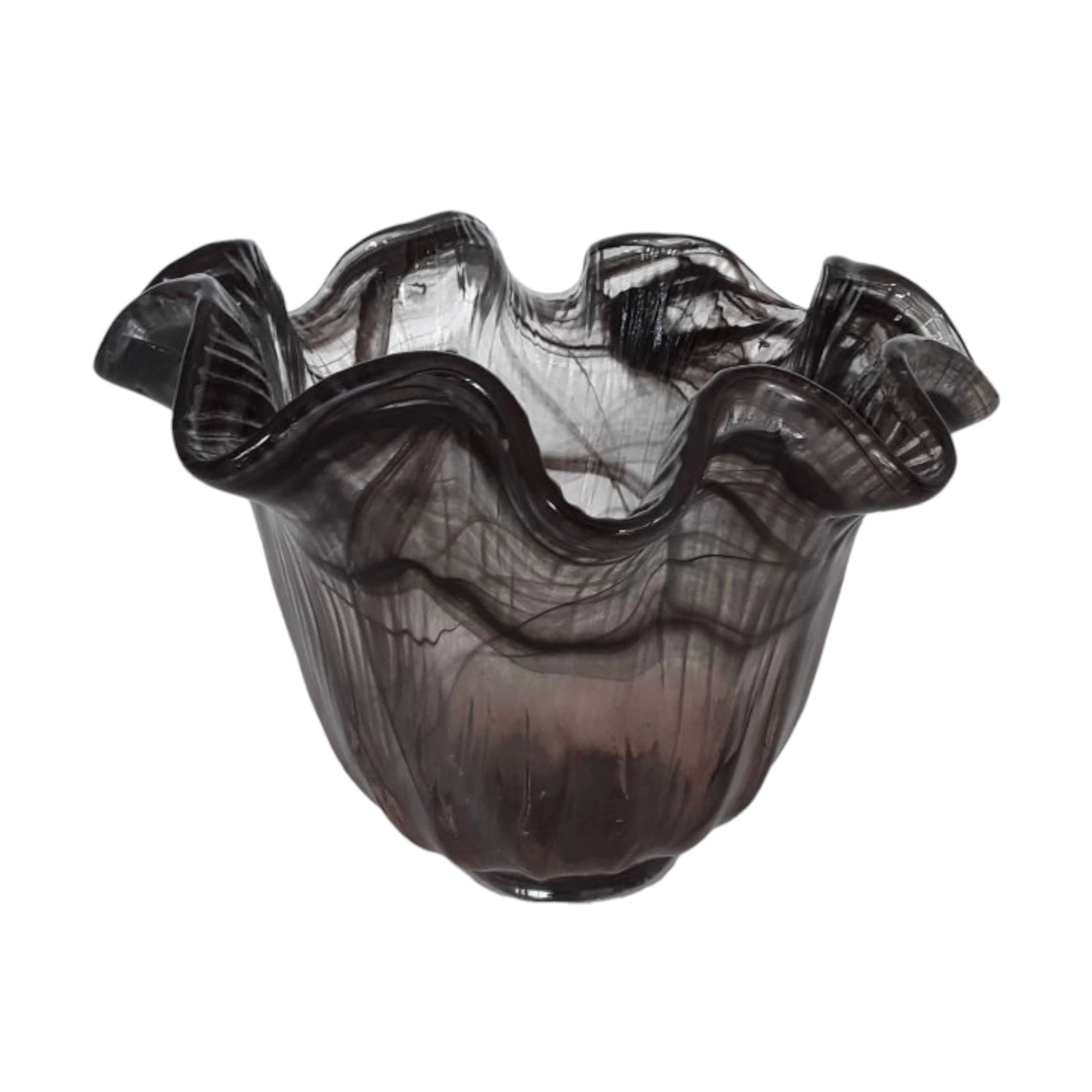 14" Varese Short Italian Art Glass Vase - Image 2