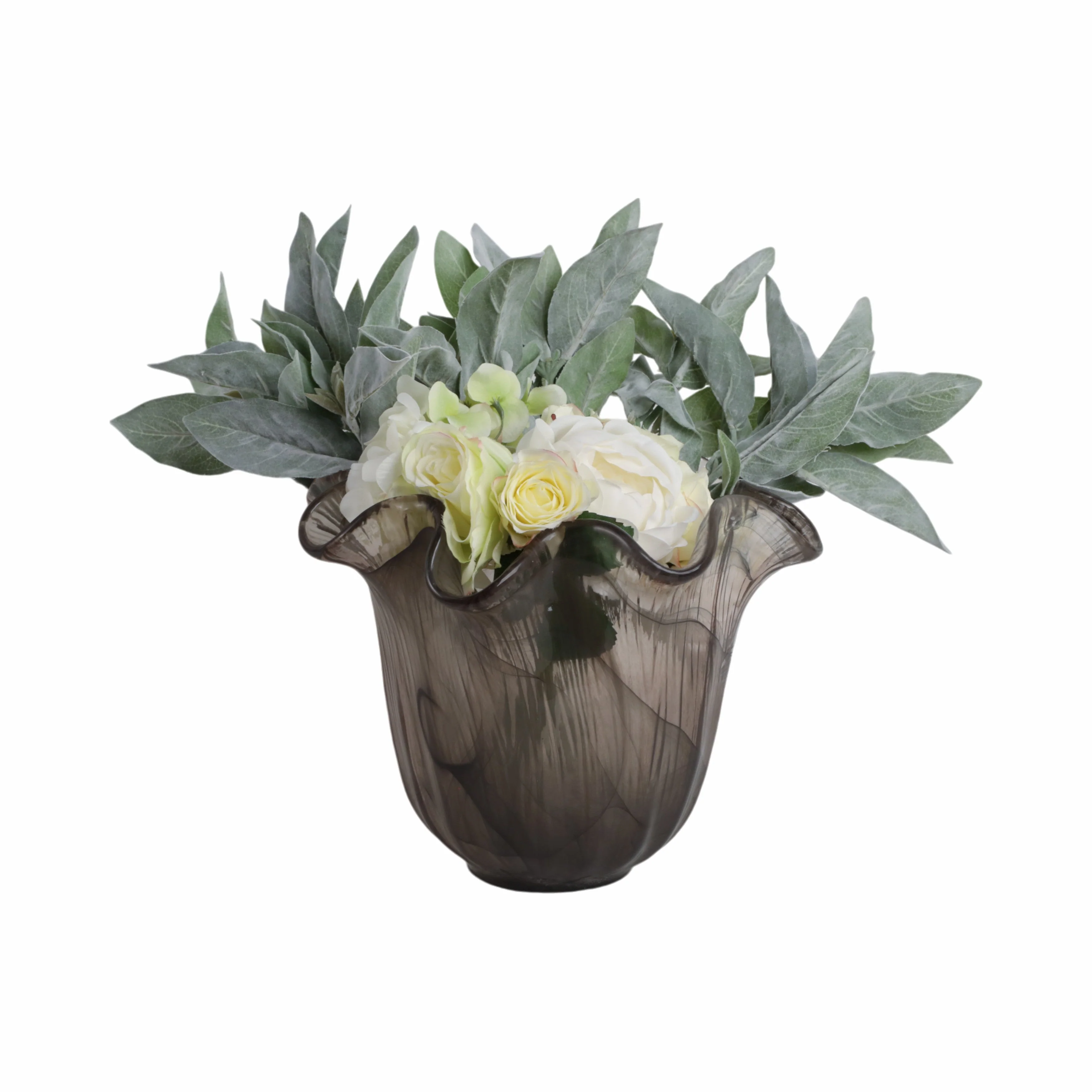 14" Varese Short Italian Art Glass Vase - Image 4