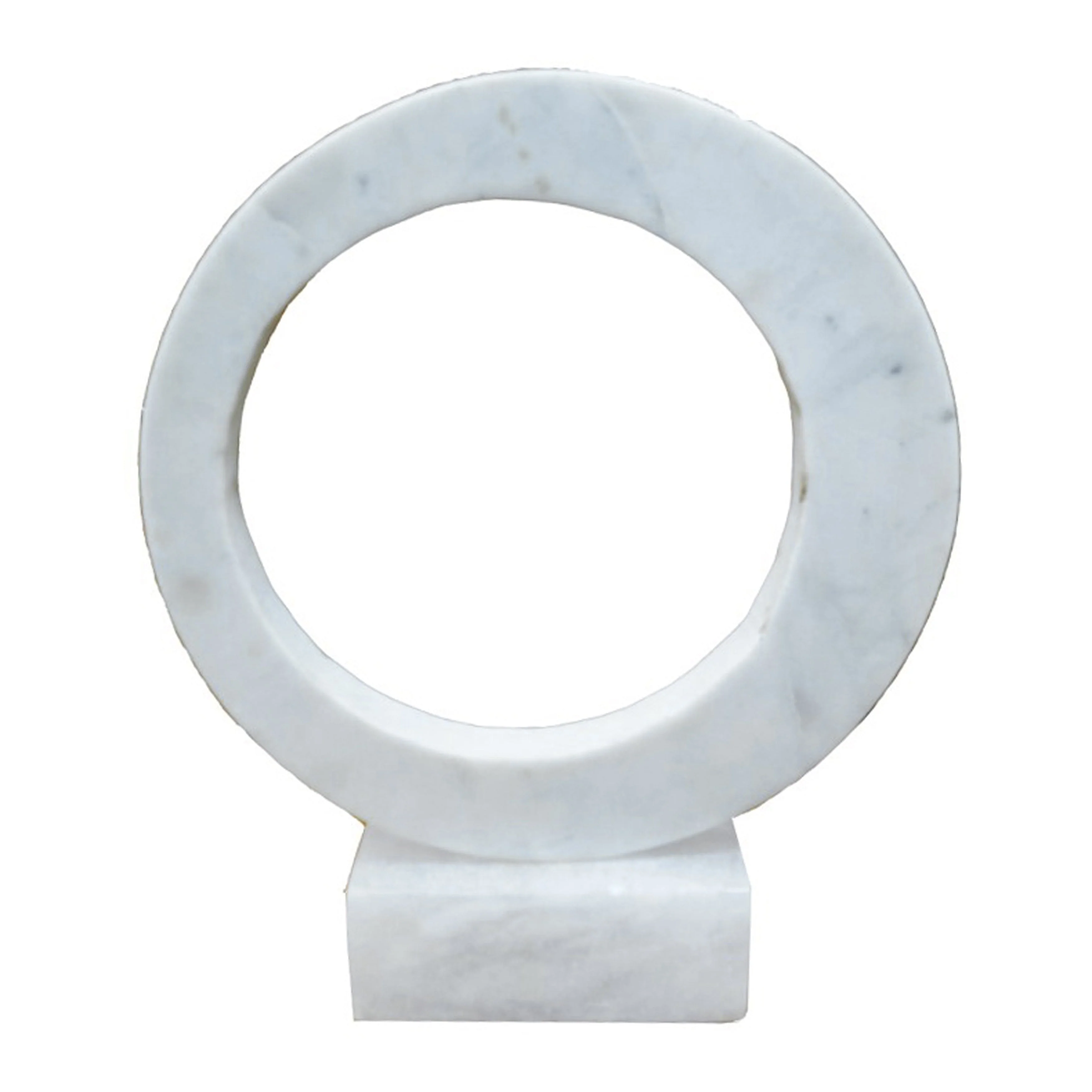 14" Vero Large Alabaster And Marble Statuary - Image 3
