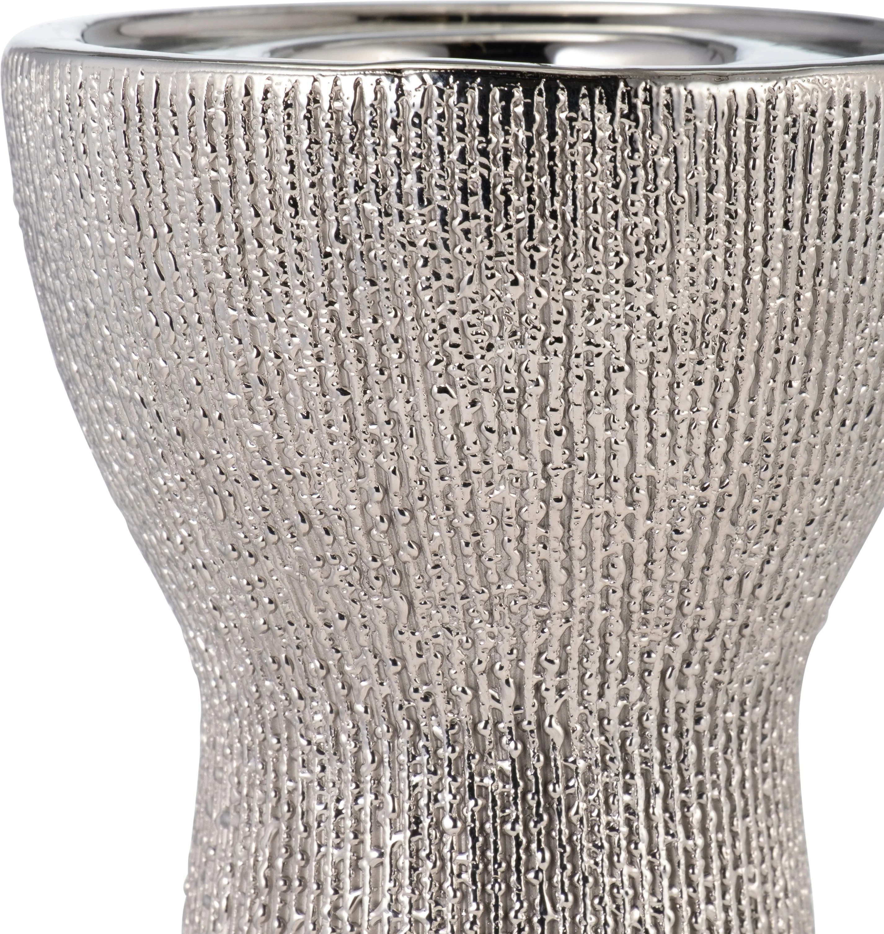 14814-01  CERAMIC 12" COVERED JAR, ABSTRACT, MULTI( Sagebrook Home  ) - Image 2