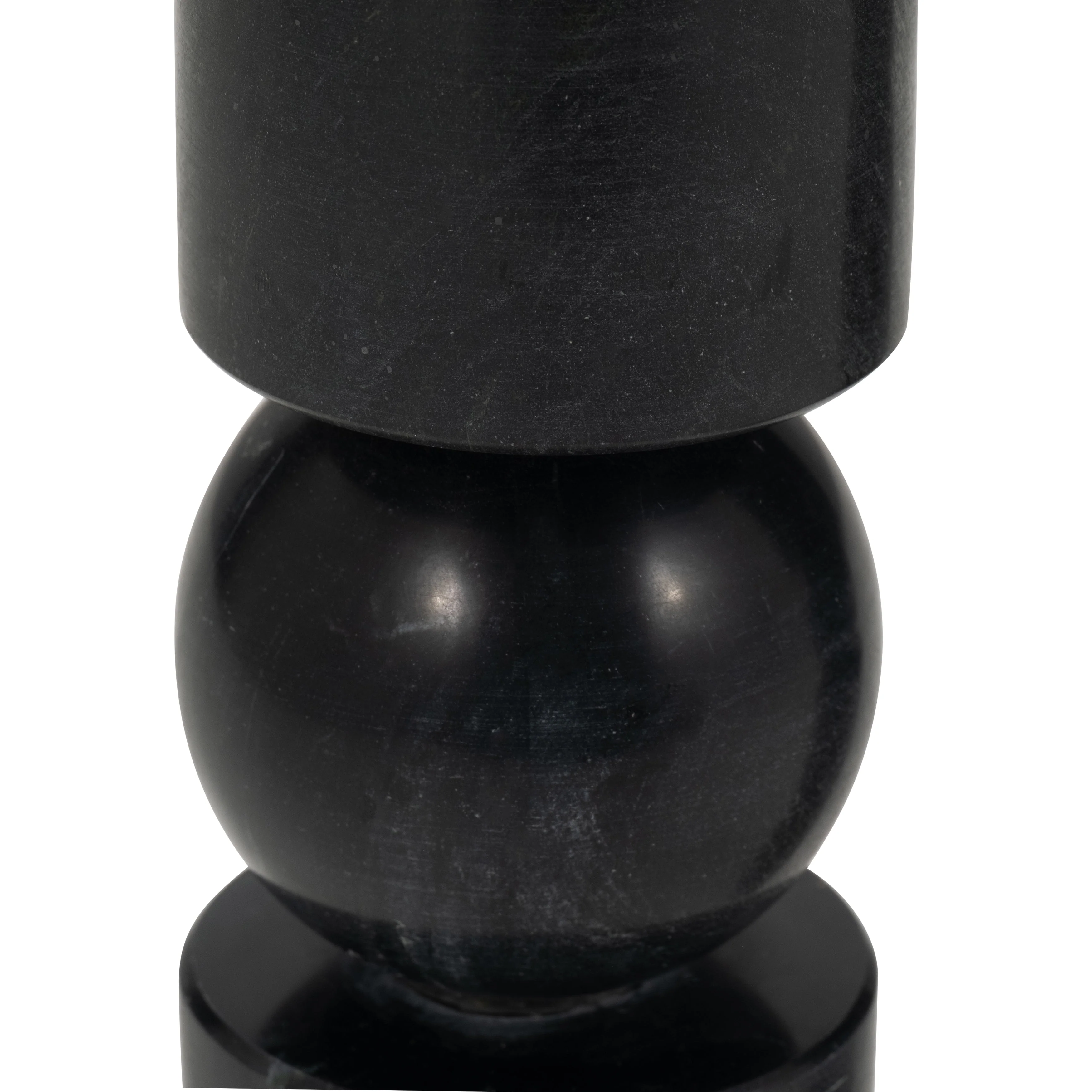 15" Hemmingway Black Marble Statuary - Image 5
