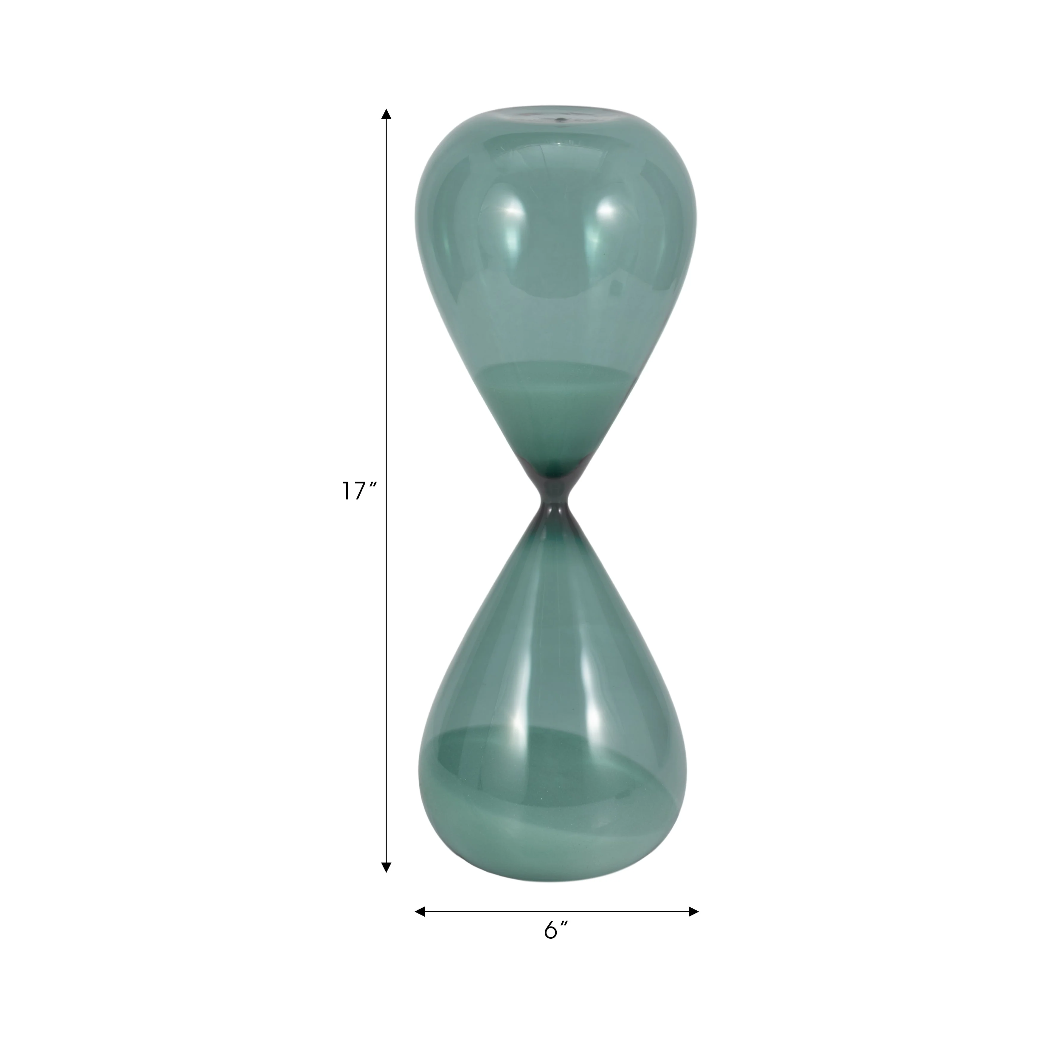 17" Bombora Large Teal Hourglass - Image 8