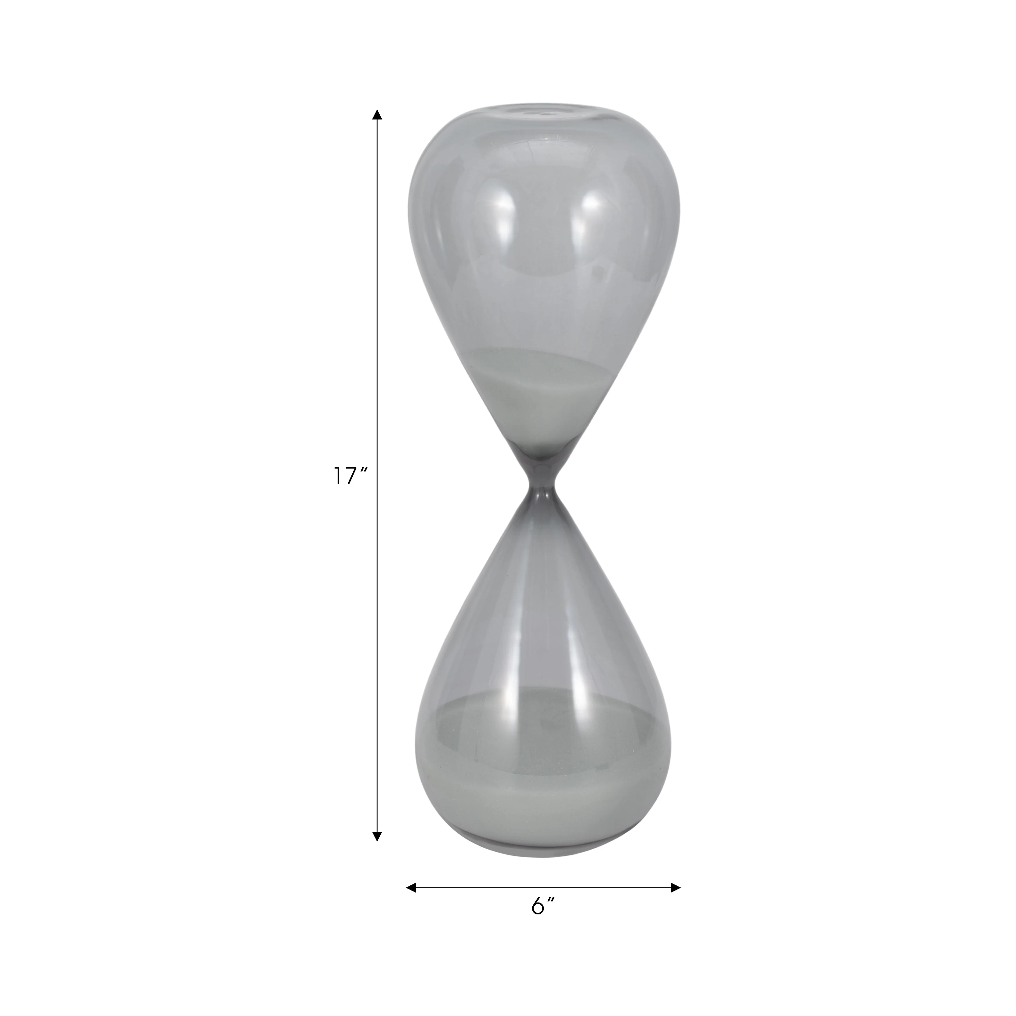 17" Giza Large Grey Hourglass - Image 17