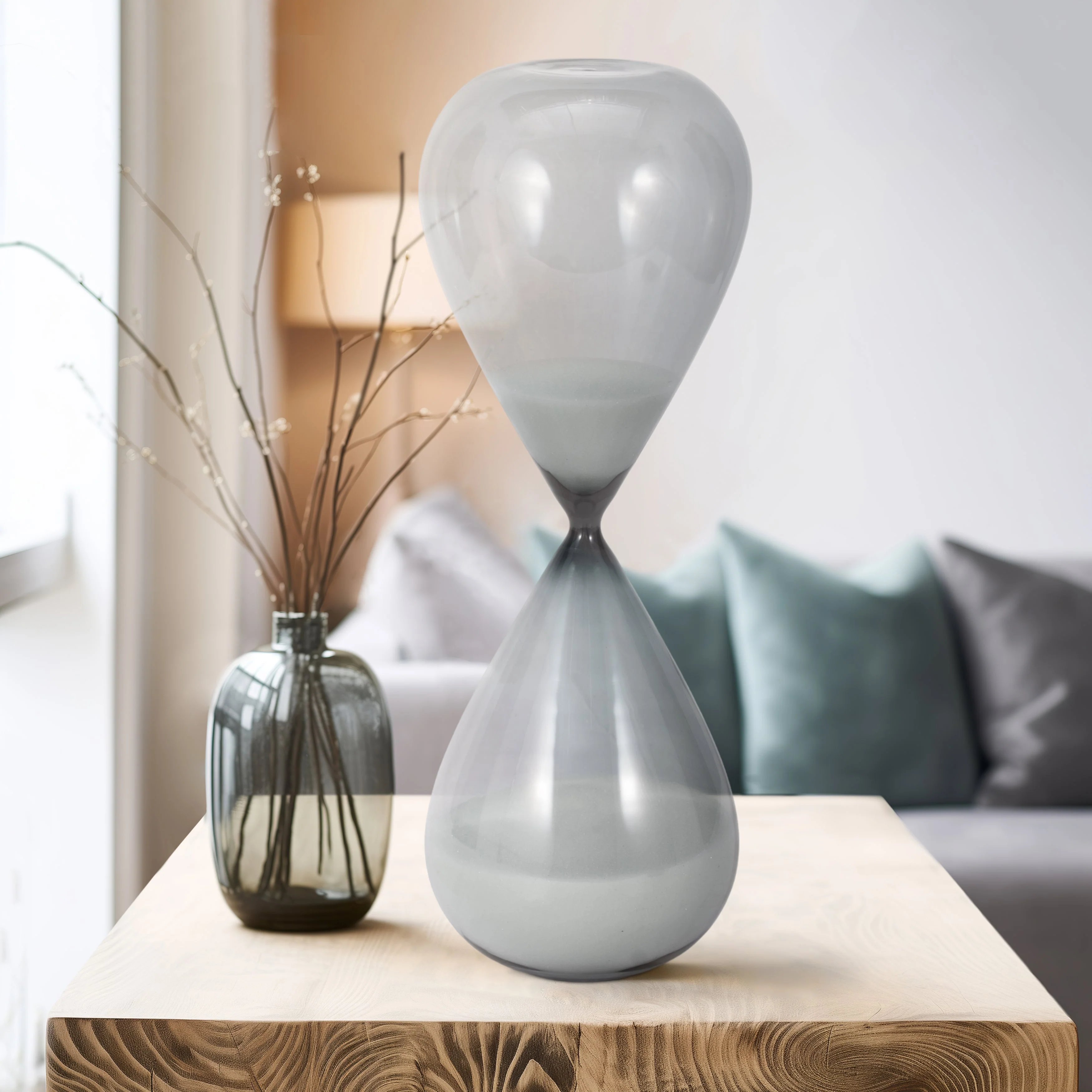 17" Giza Large Grey Hourglass - Image 9