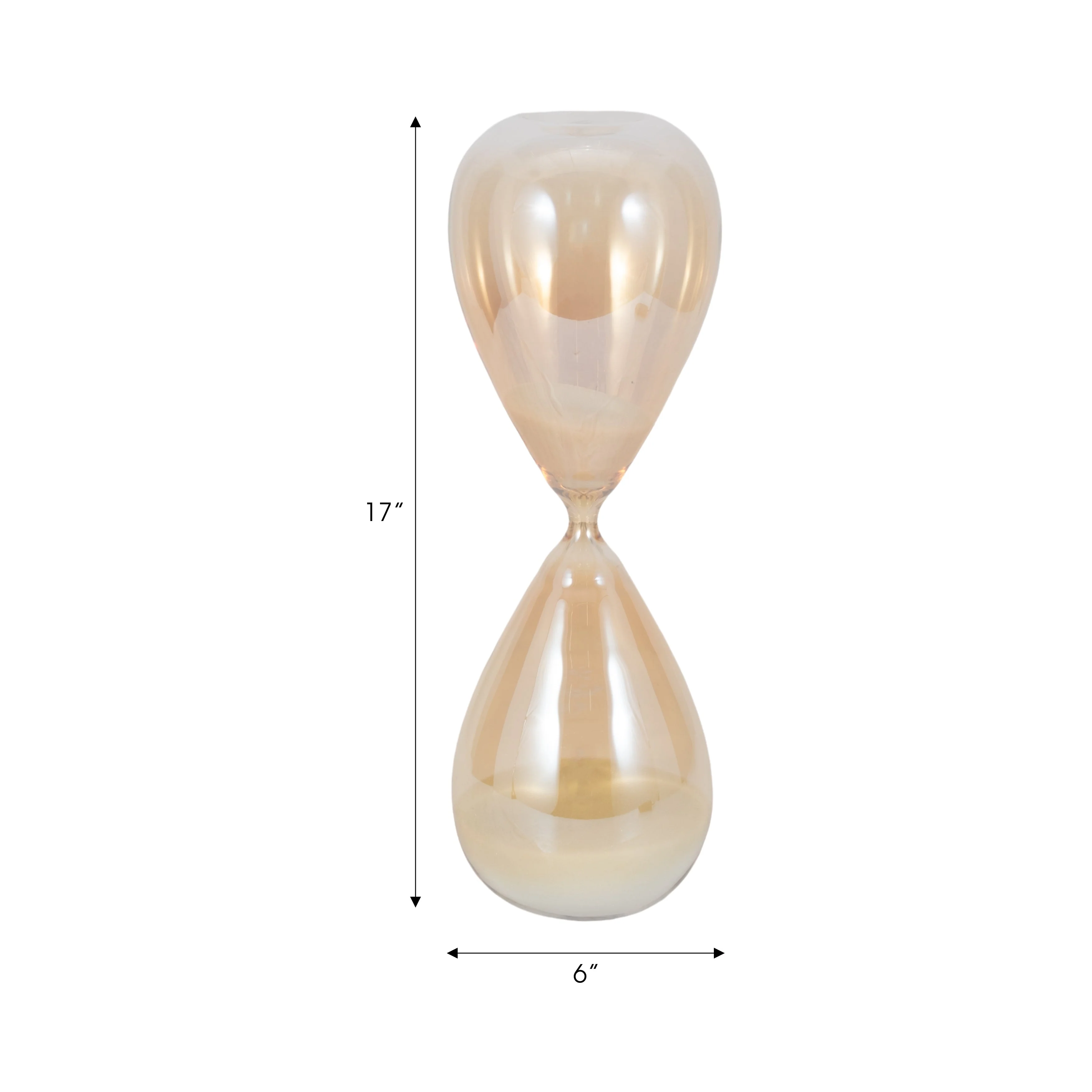 17" Midas Large Champagne Hourglass - Image 8