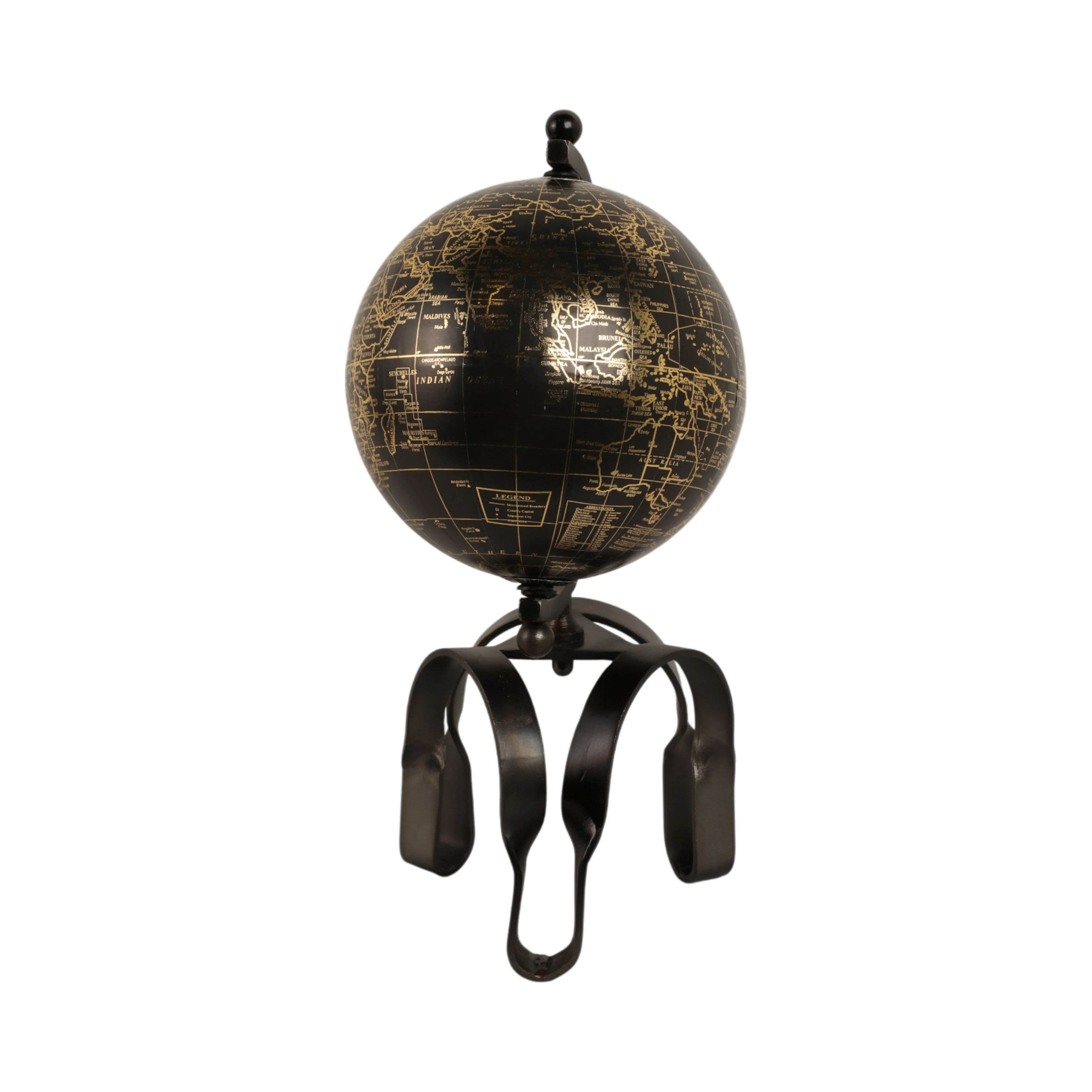 17" Rally Small Metal Globe - Image 3
