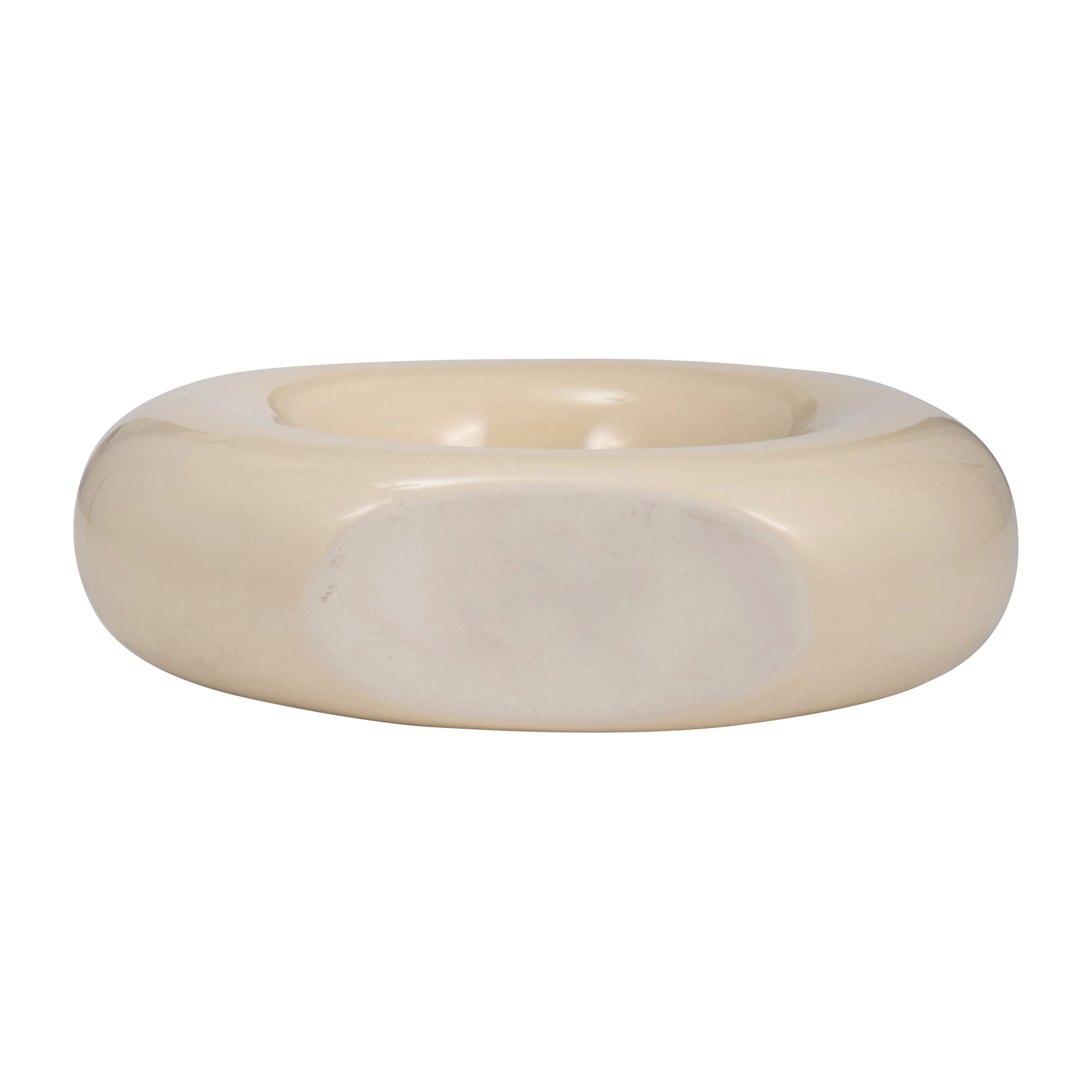 17058-05  CER, 6" WAVY VASE, WHITE( Sagebrook Home  ) - Image 7