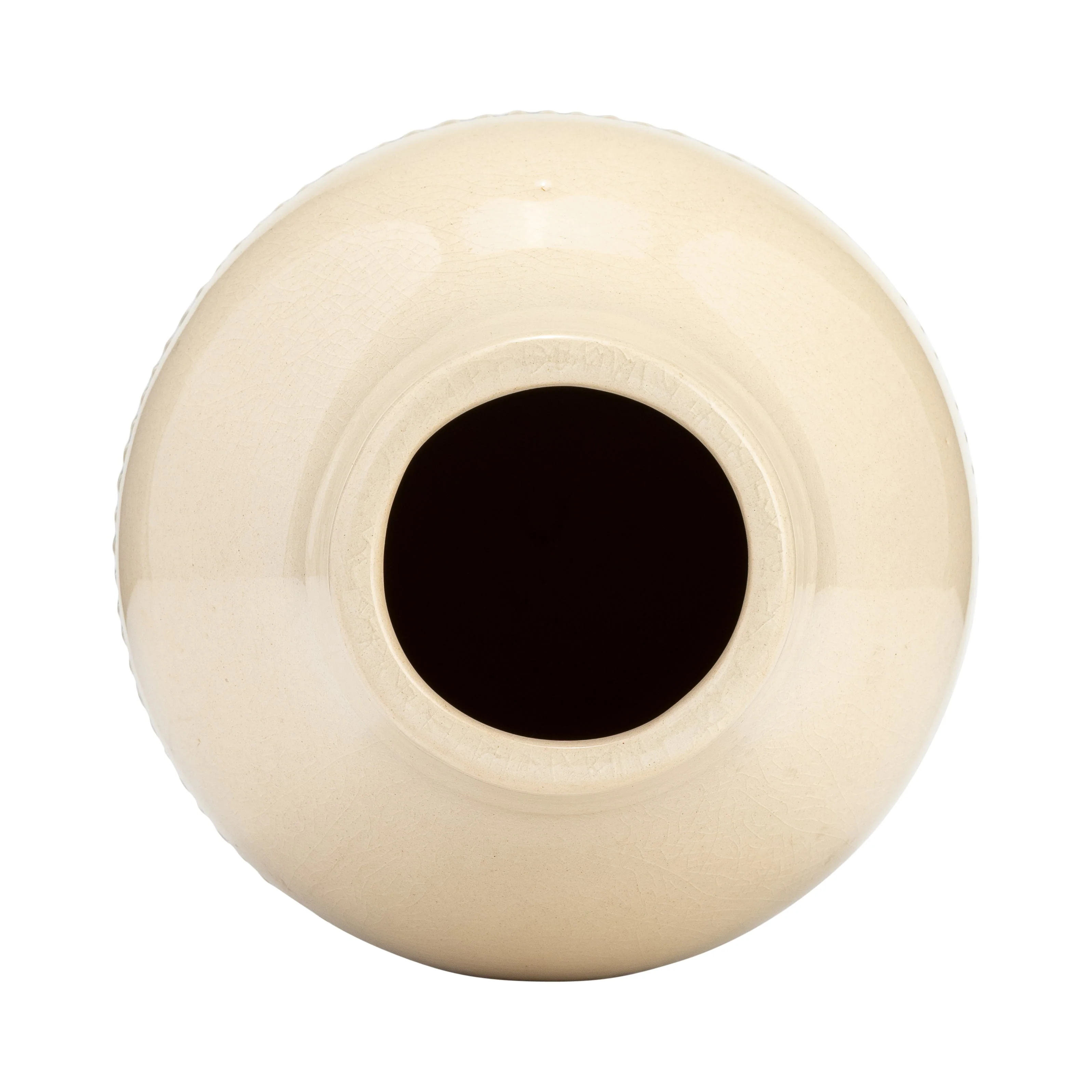 17366-02  CER, 18"H LINED CYLINDER VASE, MATTE BLACK( Sagebrook Home  )