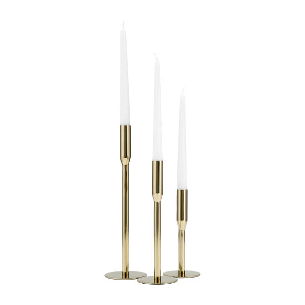 17659-02 |Metal, 14"H Taper Candle Holder, Gold - Image 5