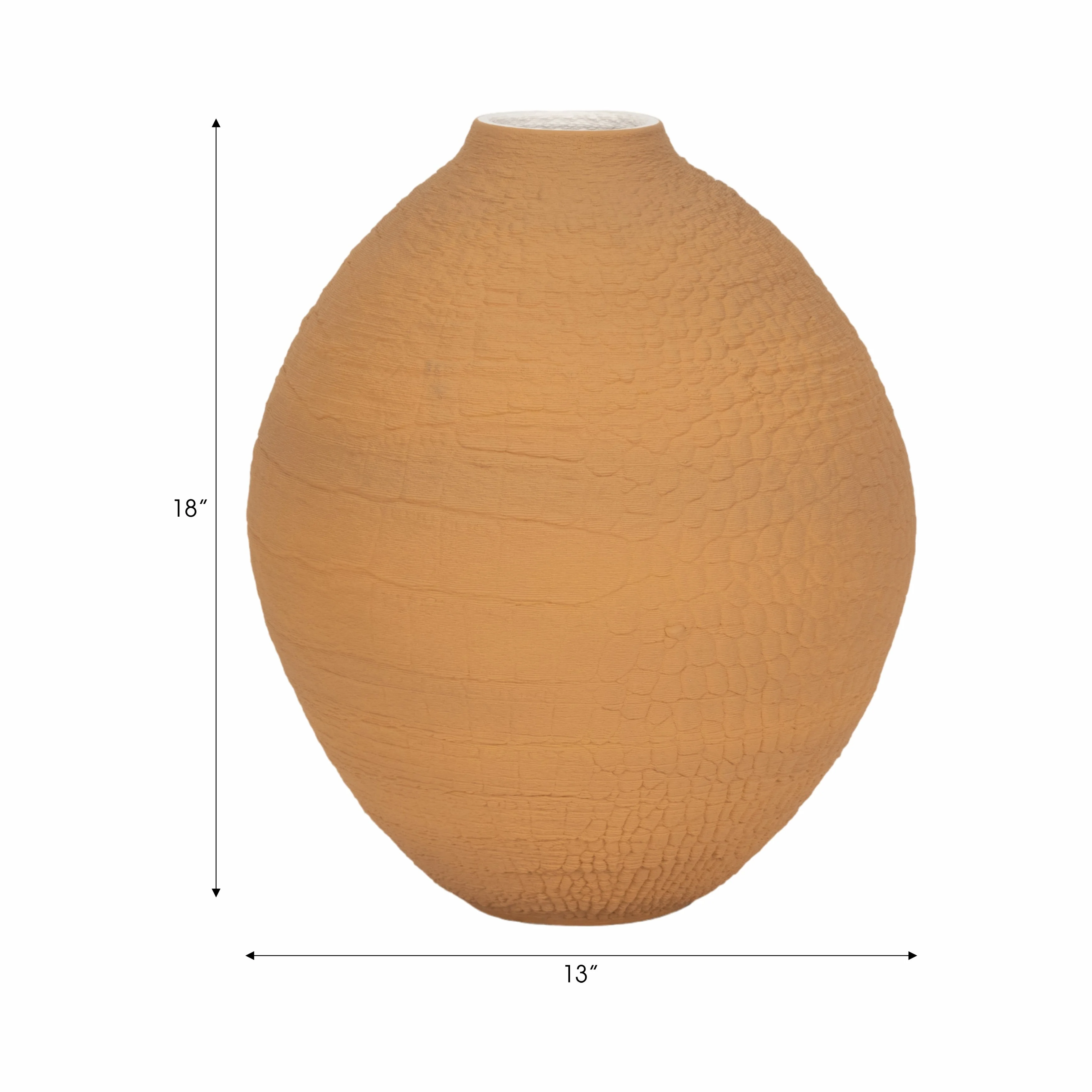 18" Baltra 3d Printed Vase, Apple Cinnamon - Image 14