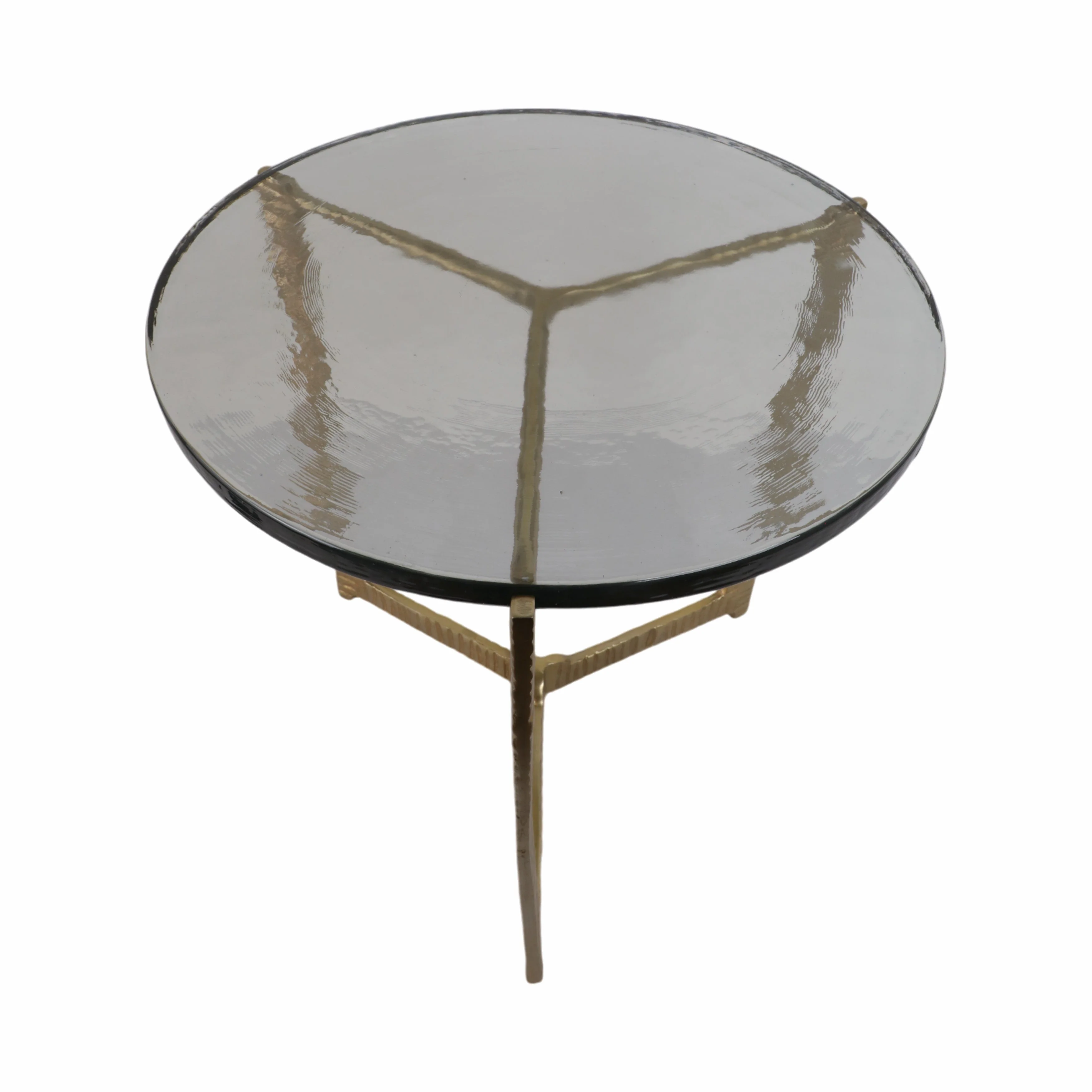 18" Bennington Wide Recycled Glass Accent Table - Image 10