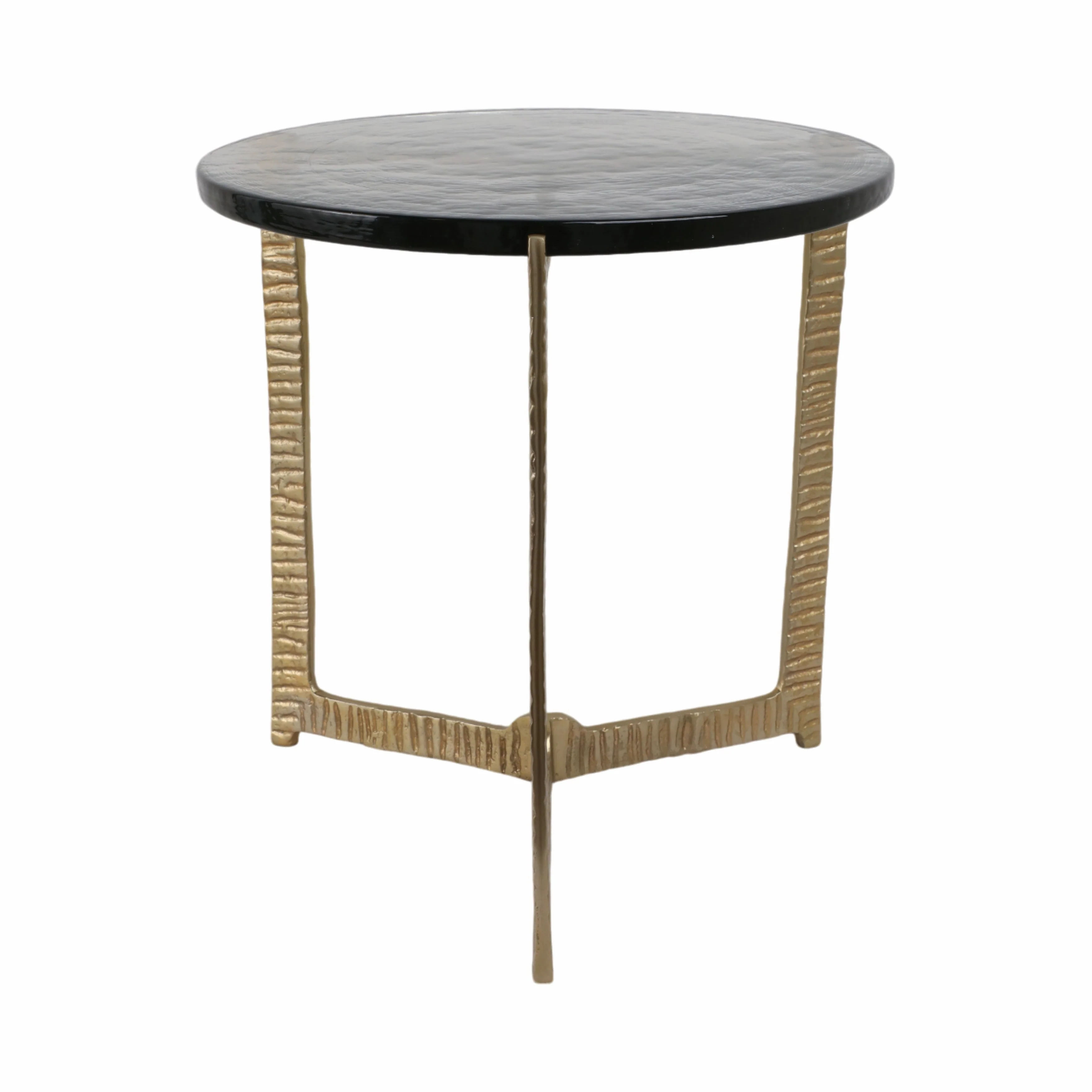 18" Bennington Wide Recycled Glass Accent Table - Image 4