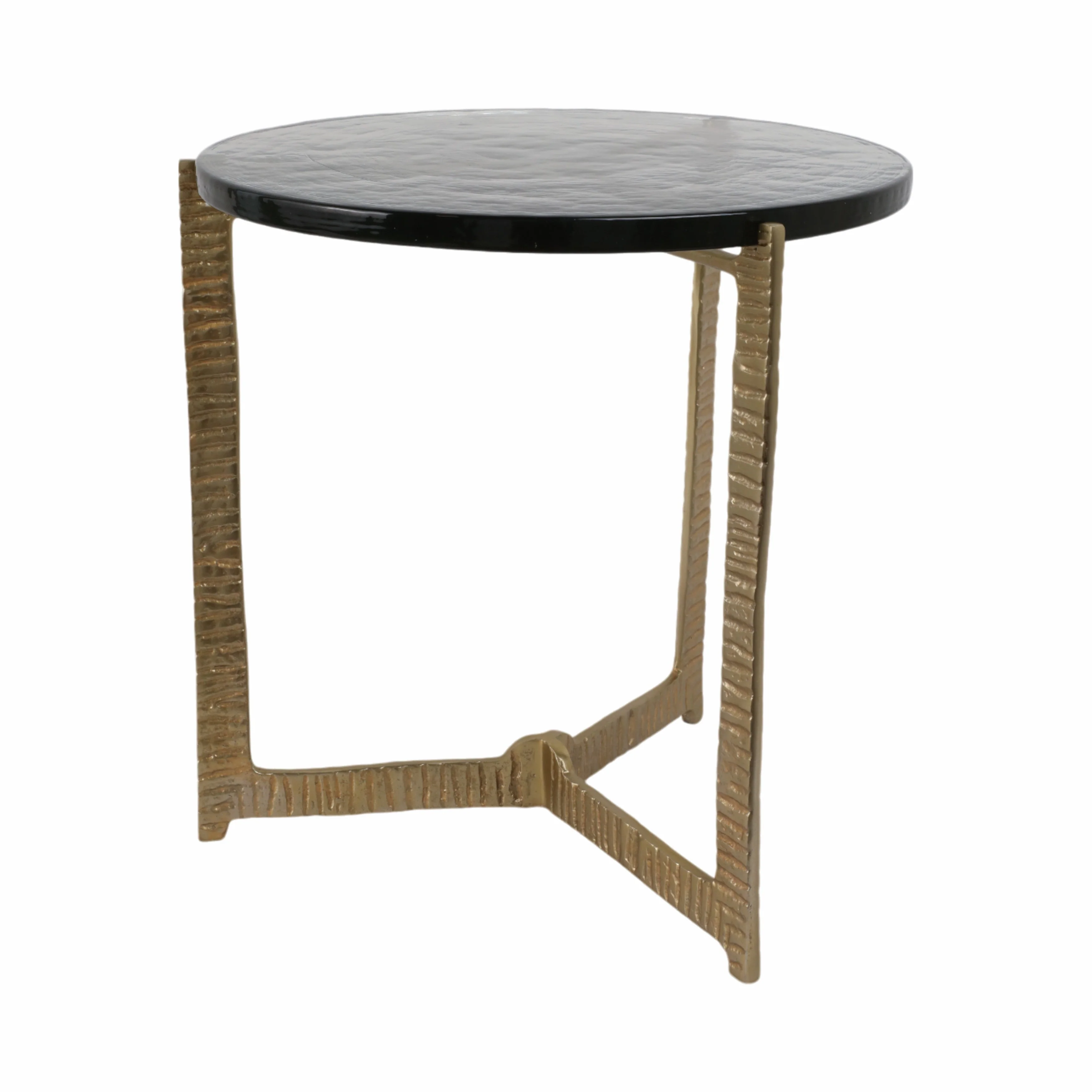 18" Bennington Wide Recycled Glass Accent Table - Image 5