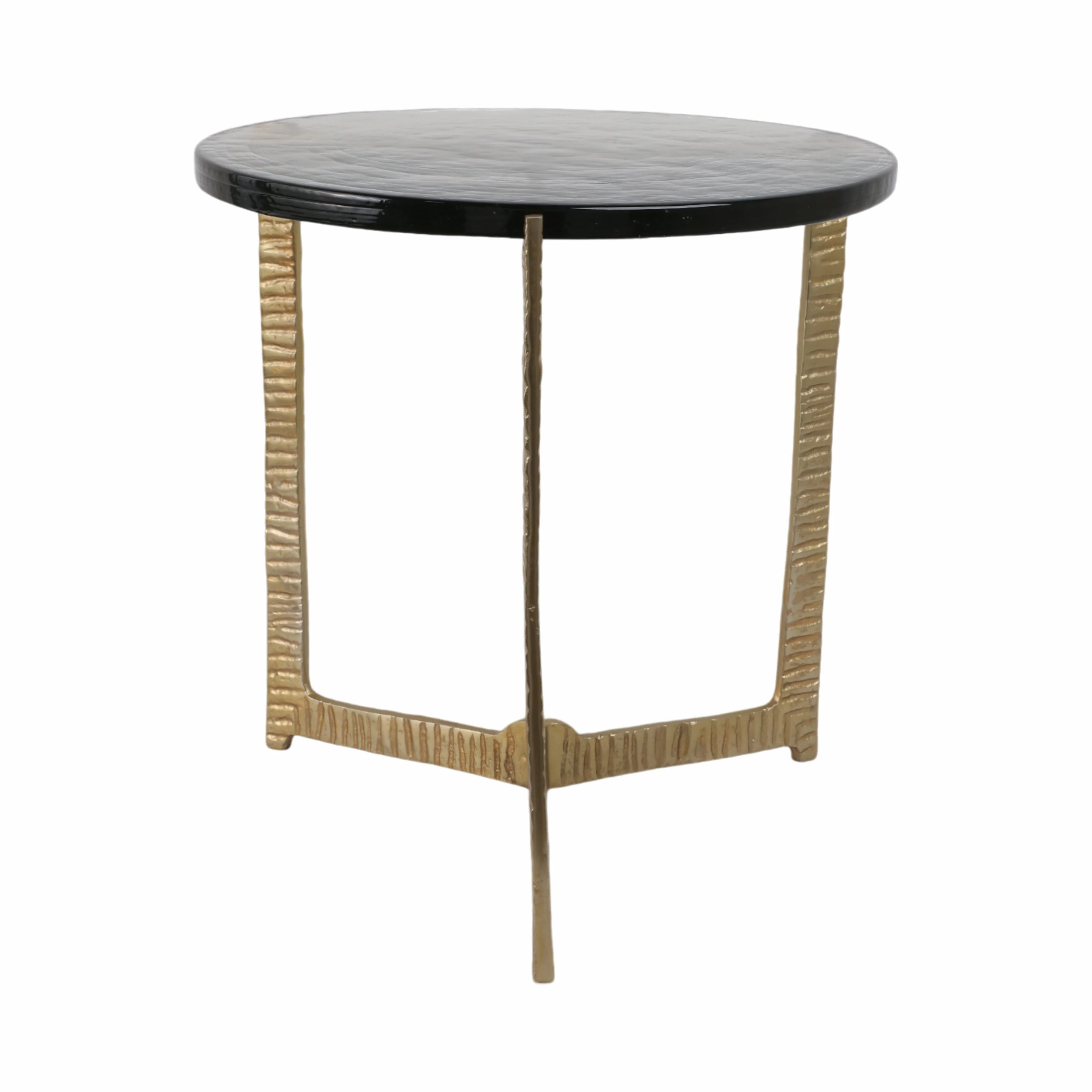 18" Bennington Wide Recycled Glass Accent Table - Image 7